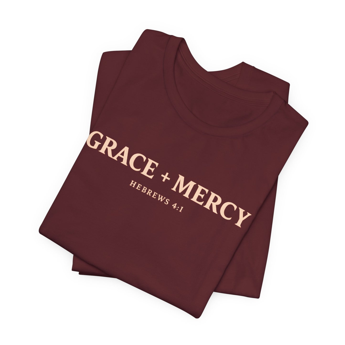 Grace + Mercy Graphic T-Shirt — Faith-Inspired Christian Tee