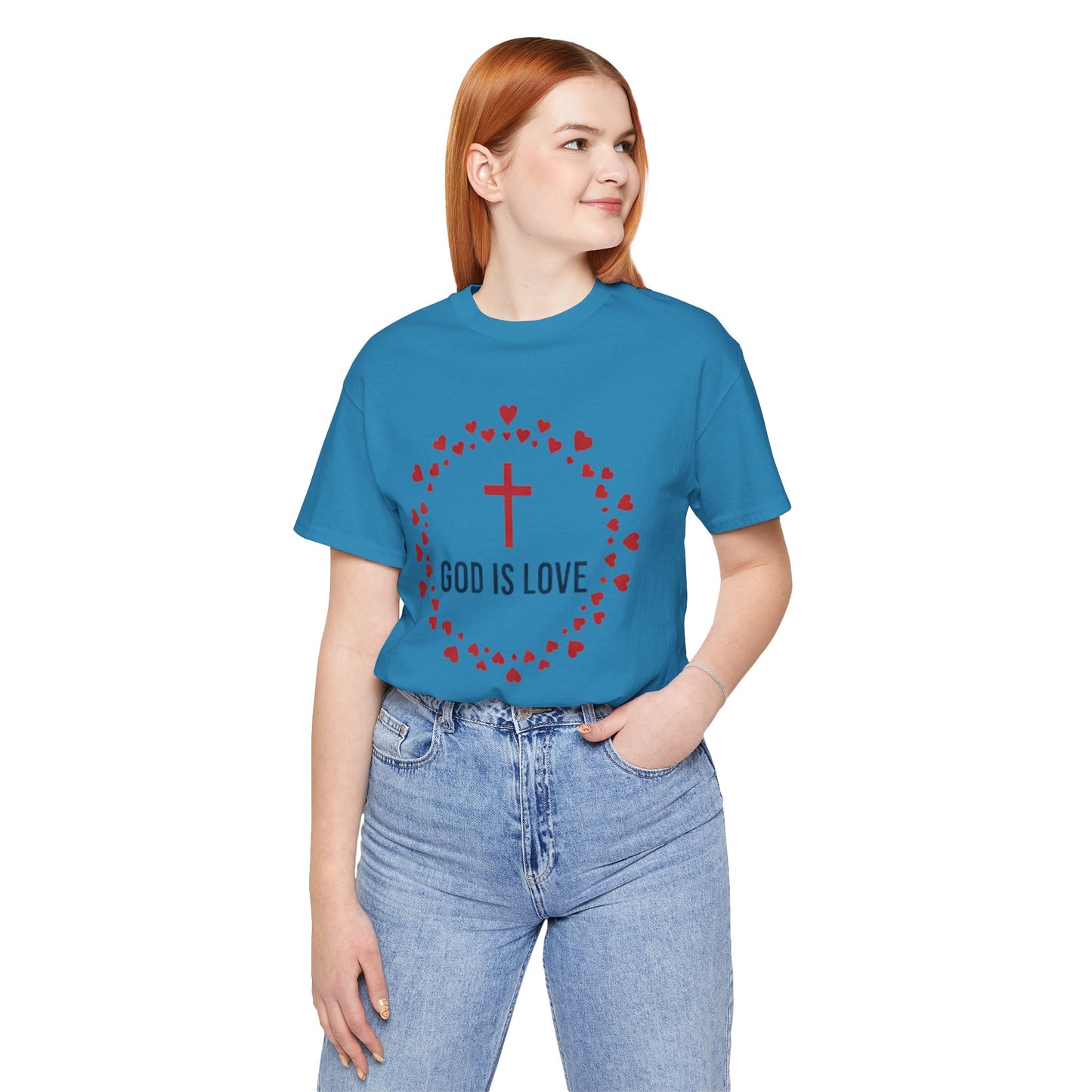 GOD IS LOVE Christian T‑Shirt — Inspirational Faith Tee