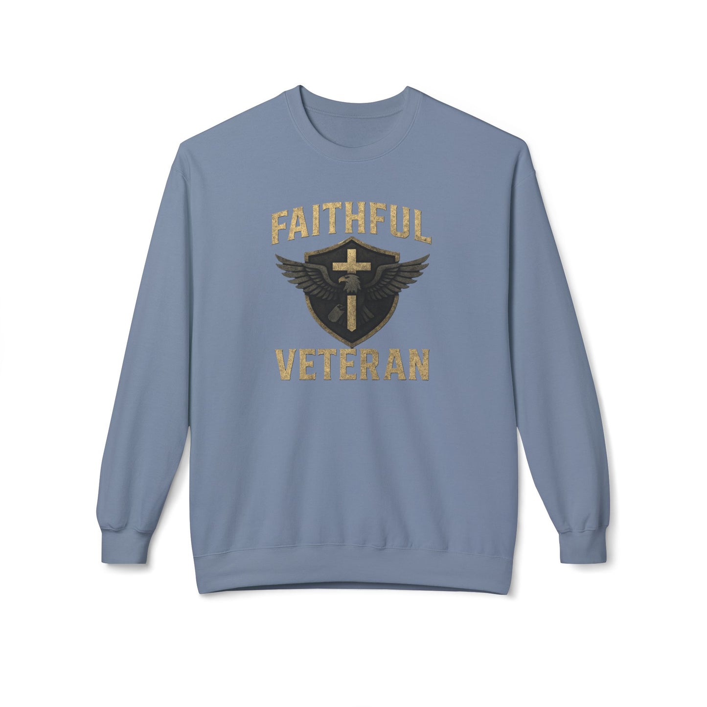 Faithful Veteran Crewneck Sweatshirt Design