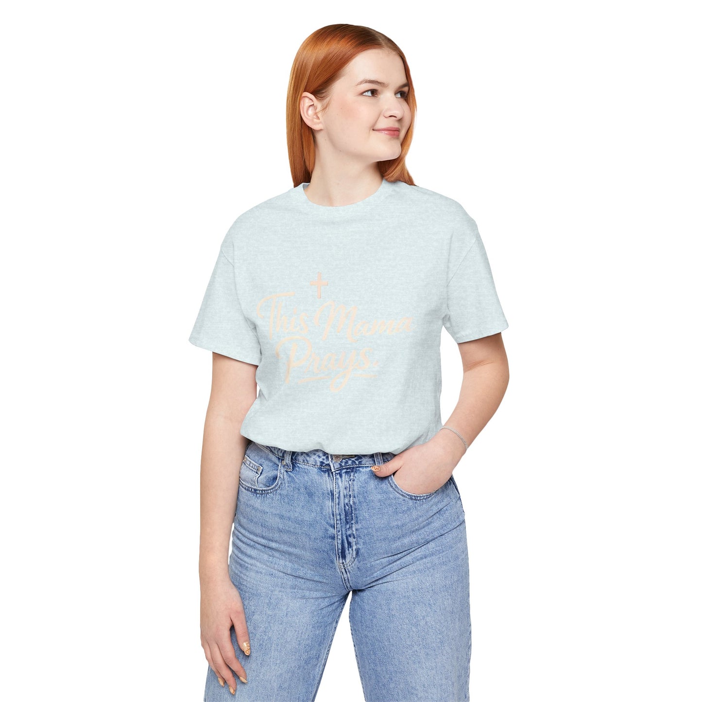 T-Shirt — “This Mama Prays” Faith Graphic Tee