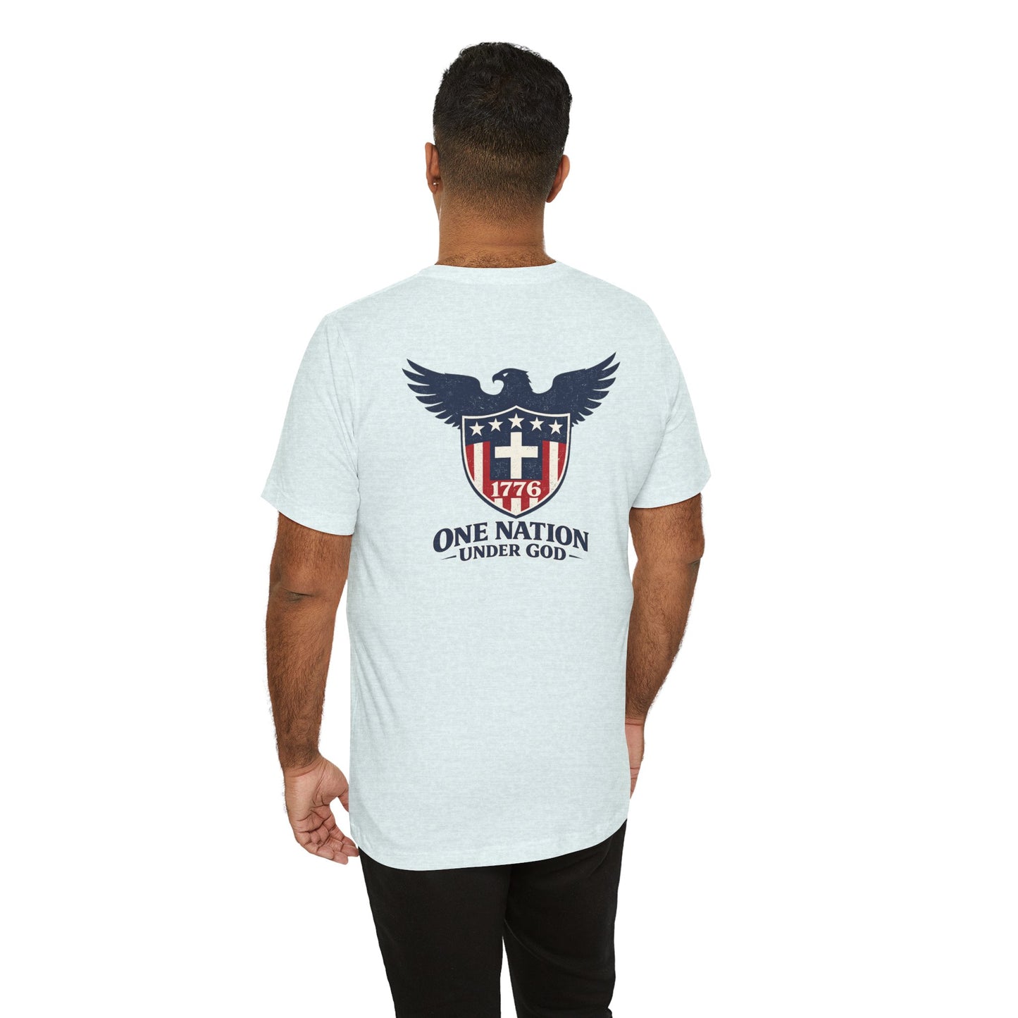 Patriotic Eagle 1776 T-Shirt — One Nation Under God Tee