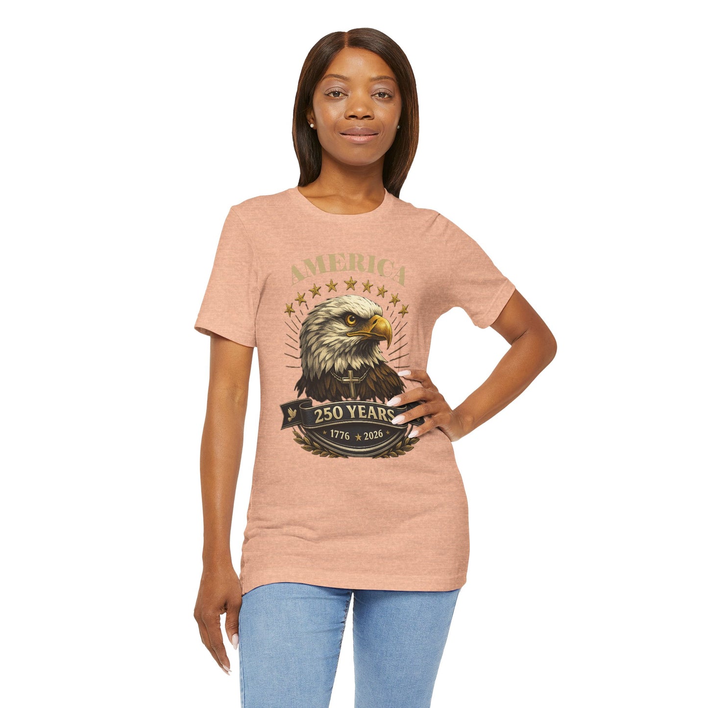 America 250th Anniversary Eagle T-Shirt — 1776–2026 Patriotic Tee