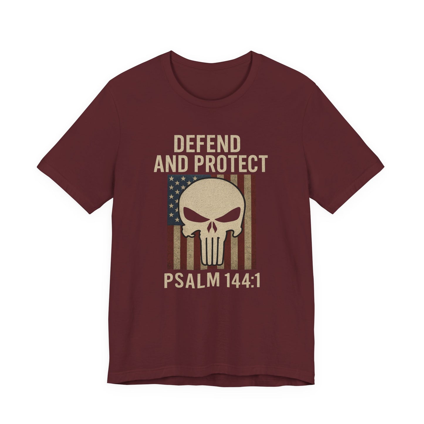 Defend and Protect Bible Verse Psalm 144:1 T-Shirt