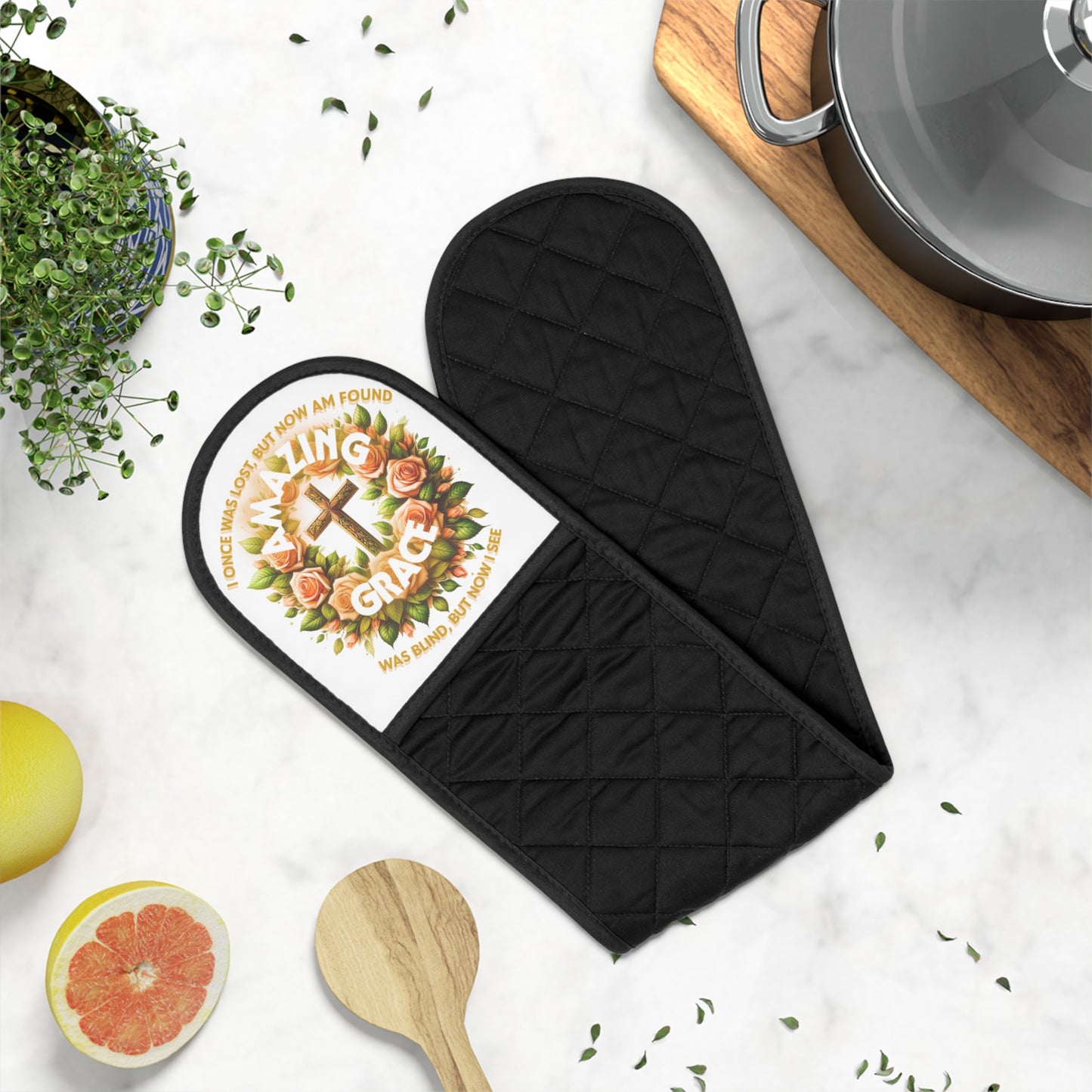 Oven Mitts "Amazing Grace"
