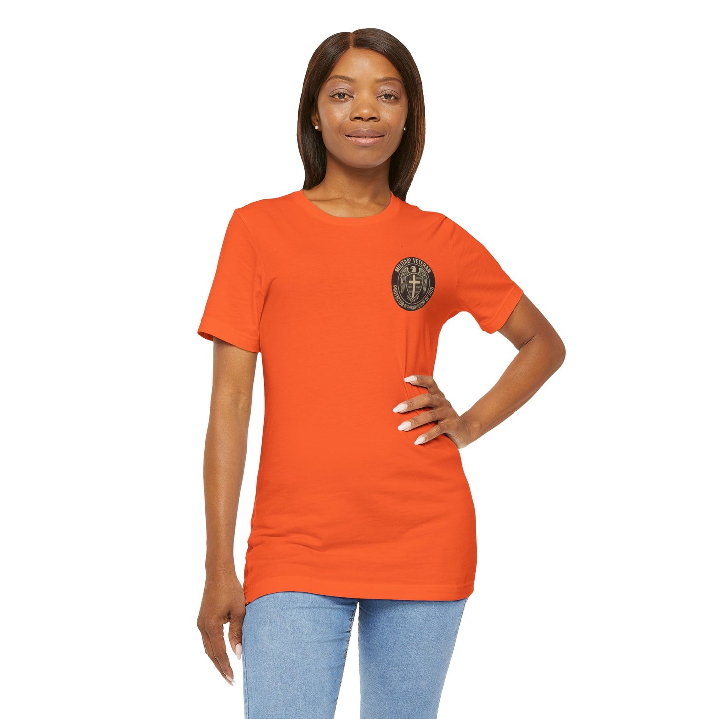 Veteran Protector Tee — "Military Veteran Protector of the Kingdom of God"