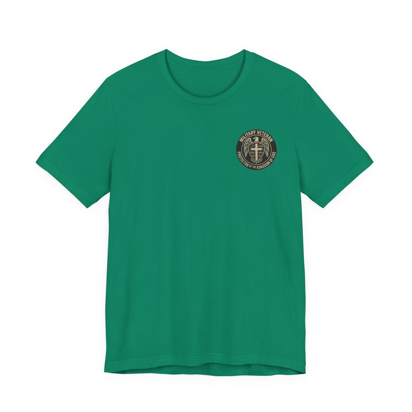 Veteran Protector Tee — "Military Veteran Protector of the Kingdom of God"