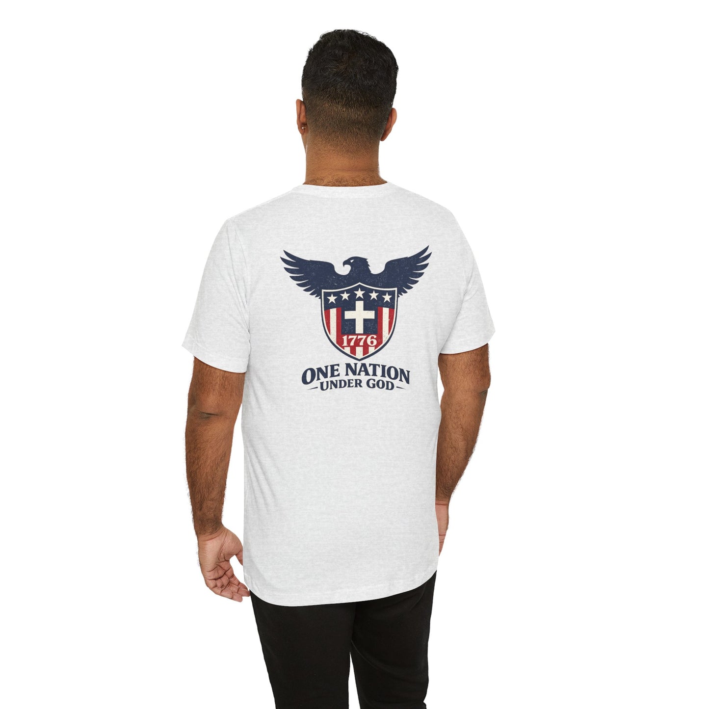 Patriotic Eagle 1776 T-Shirt — One Nation Under God Tee