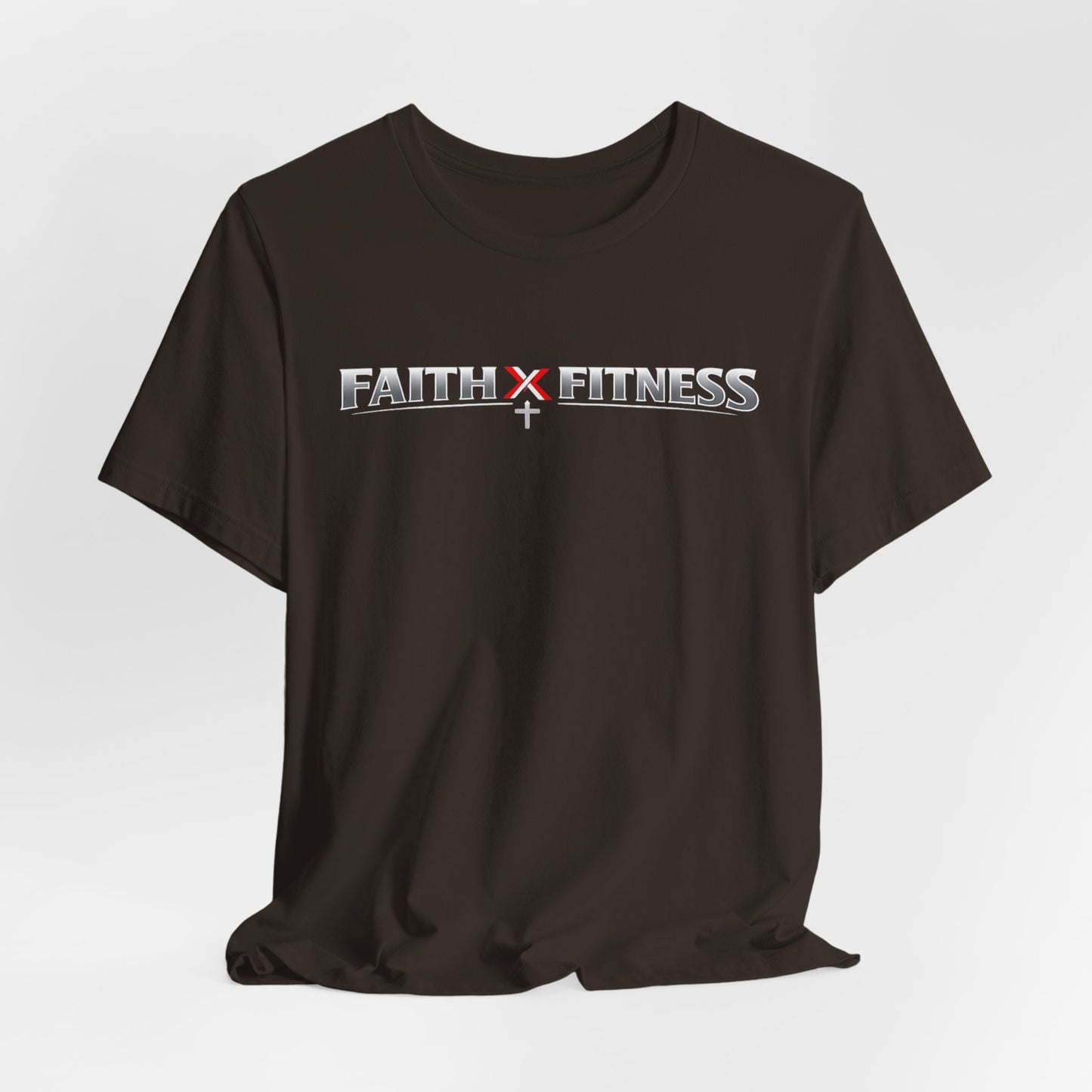Faith x Fitness T-Shirt — Inspirational Workout Tee