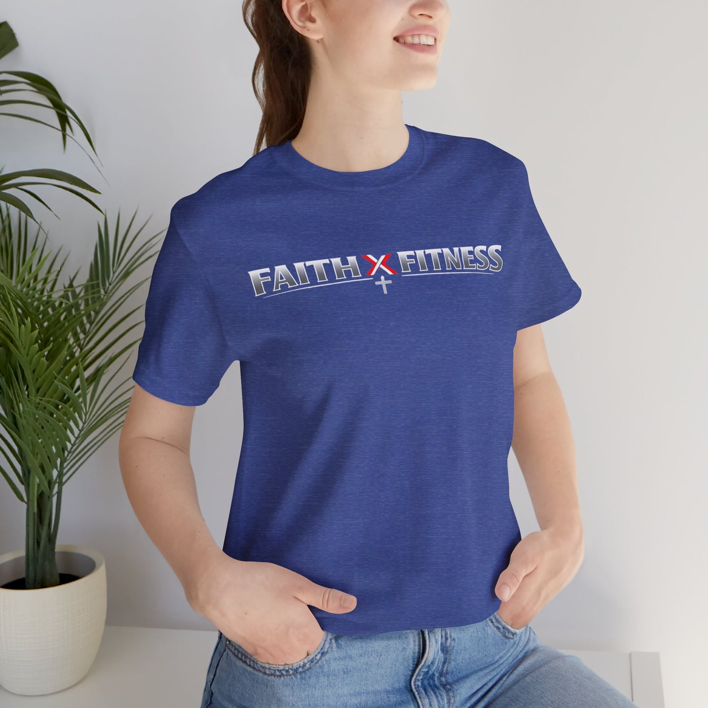 Faith x Fitness T-Shirt — Inspirational Workout Tee
