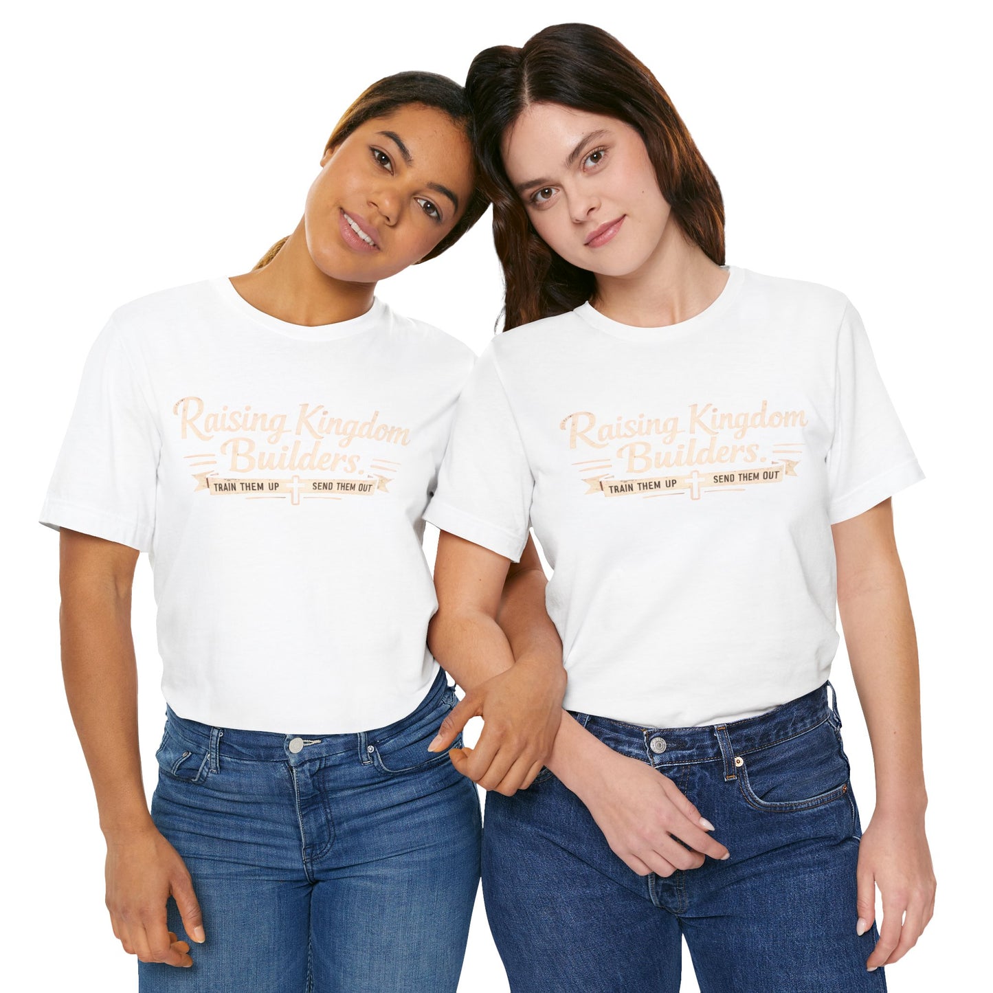 Raising Kingdom Builders Tee – Train Them Up, Send Them Out Christian Youth T-Shirt