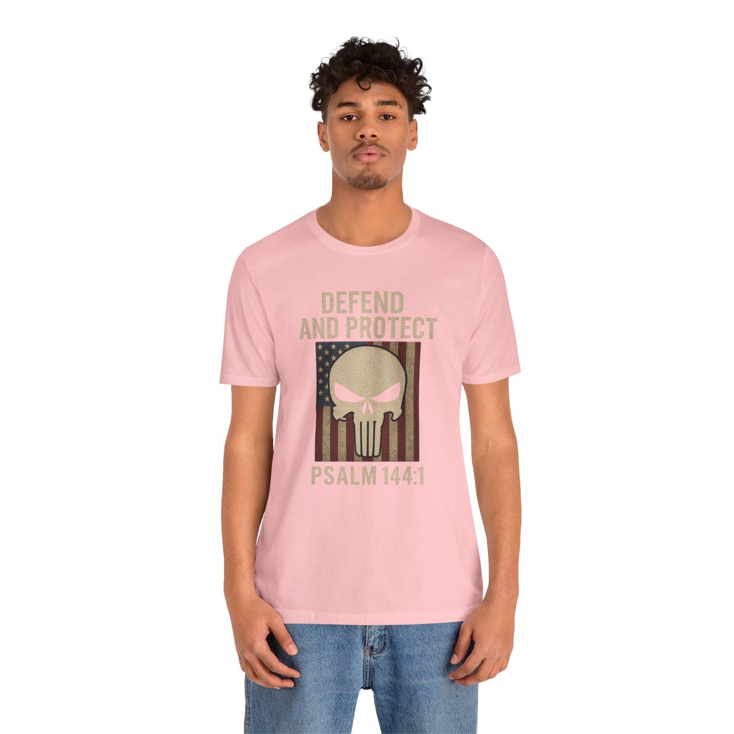 Defend and Protect Bible Verse Psalm 144:1 T-Shirt