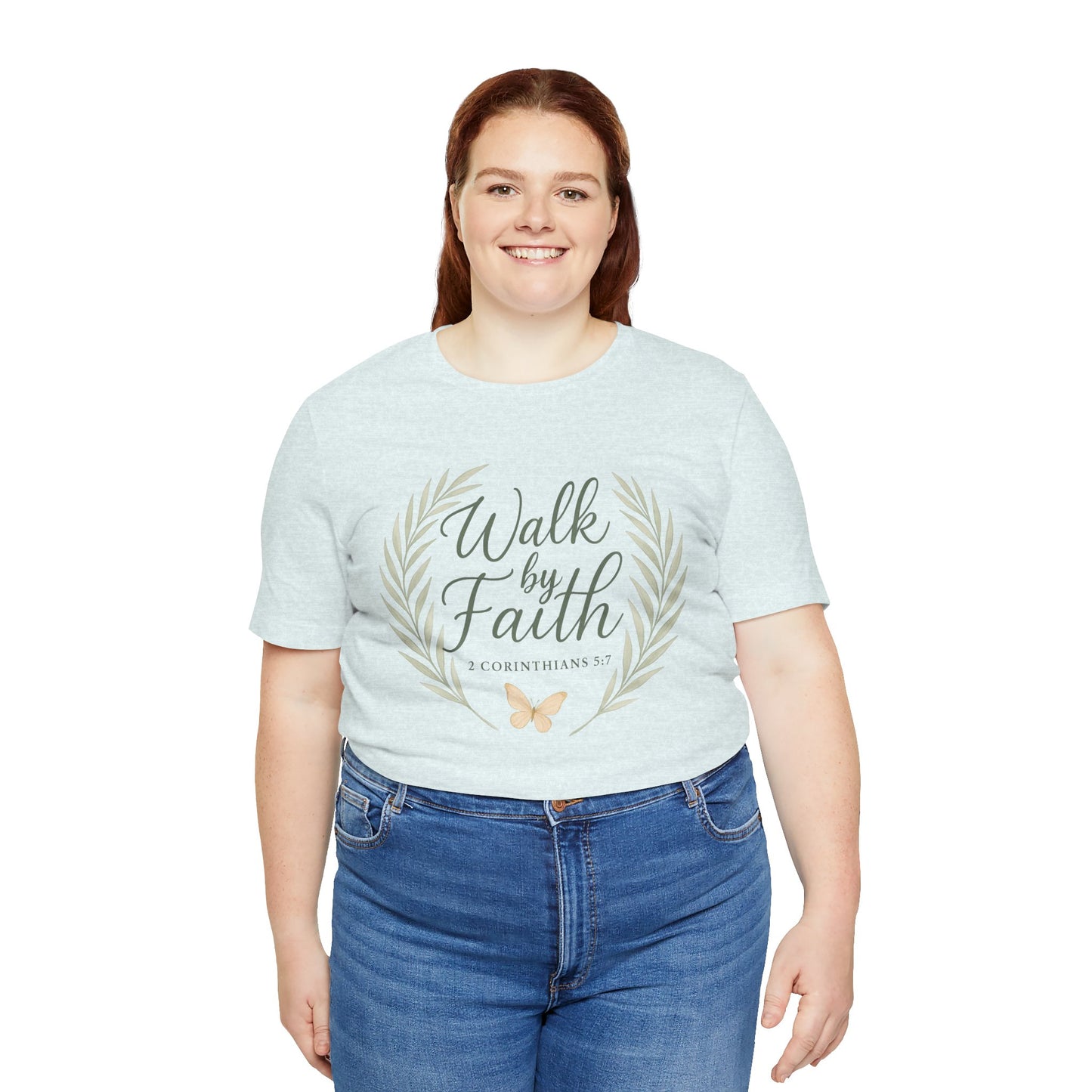 Walk by Faith T-Shirt — Inspirational Christian Tee (2 Corinthians)
