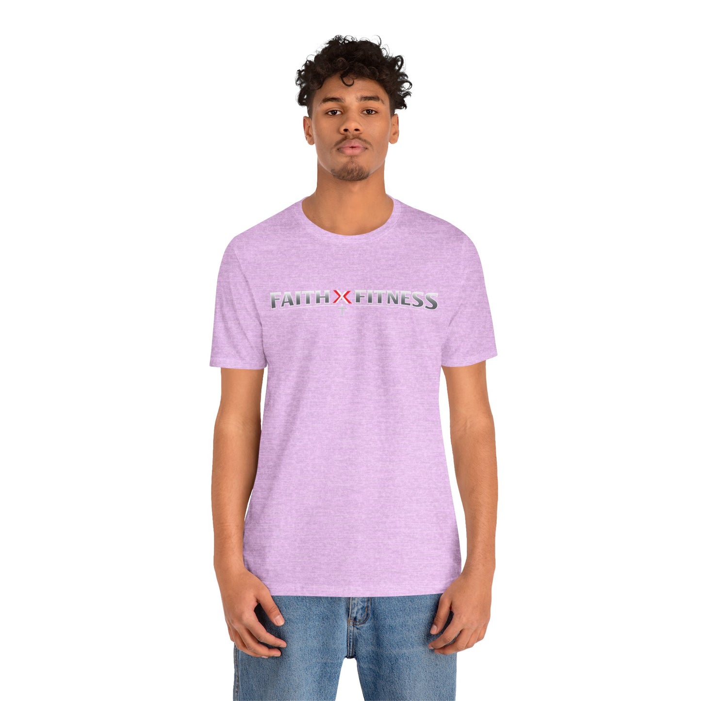 Faith x Fitness T-Shirt — Inspirational Workout Tee
