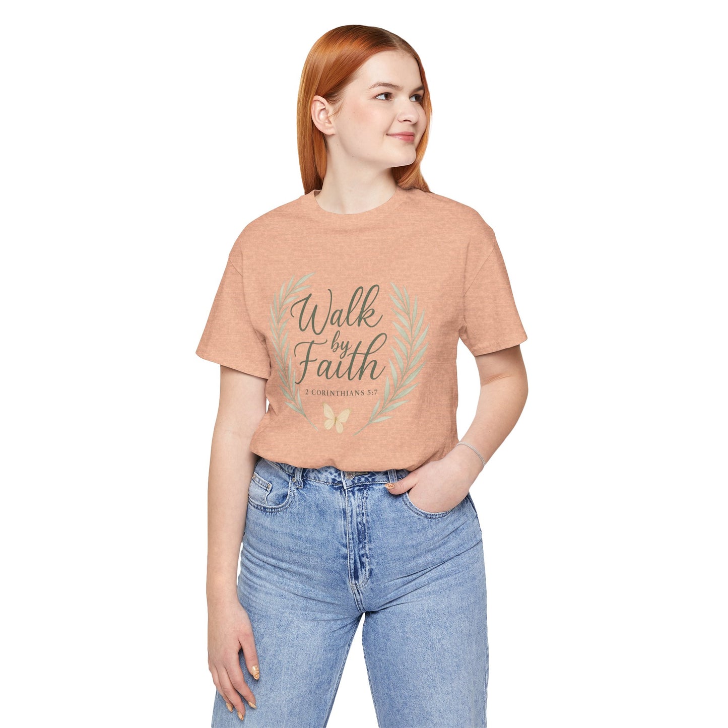 Walk by Faith T-Shirt — Inspirational Christian Tee (2 Corinthians)