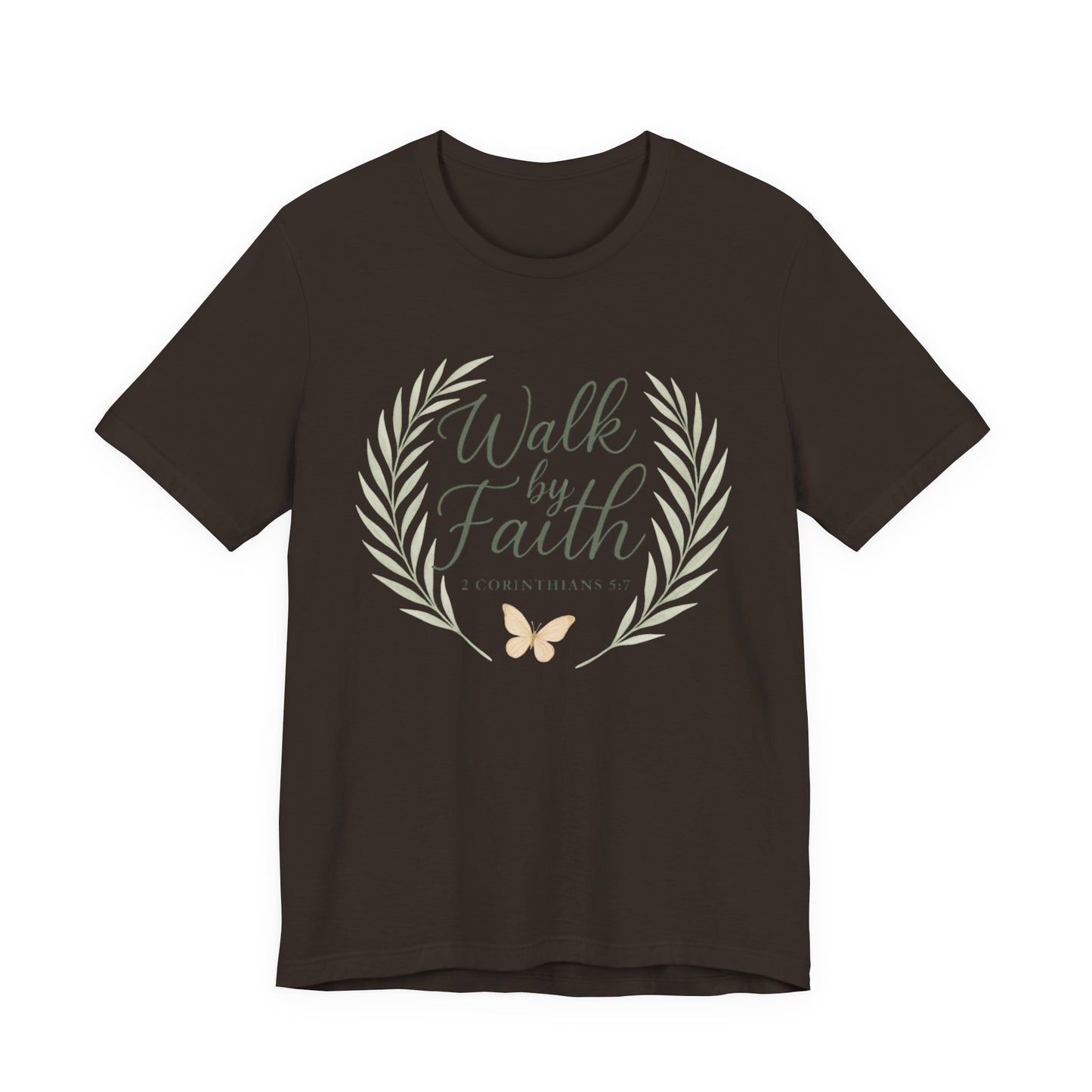 Walk by Faith T-Shirt — Inspirational Christian Tee (2 Corinthians)