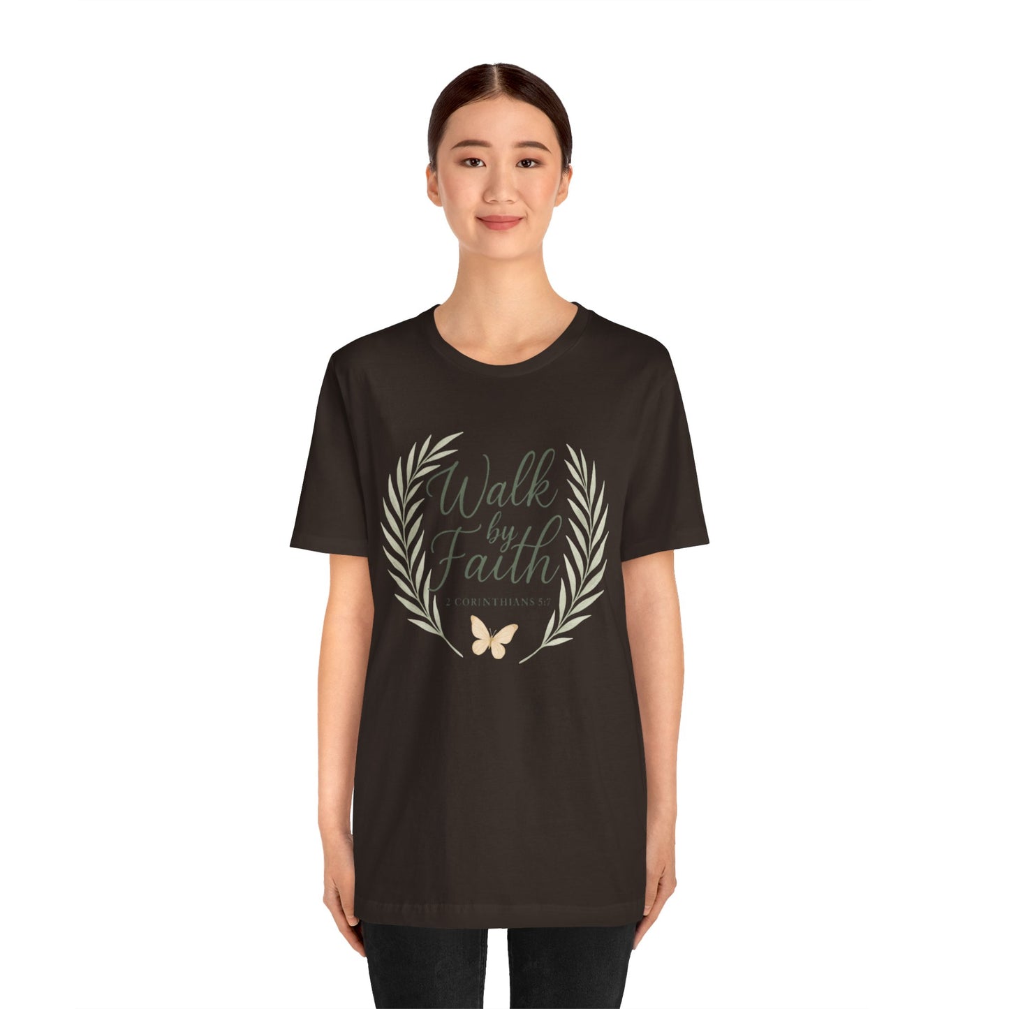 Walk by Faith T-Shirt — Inspirational Christian Tee (2 Corinthians)