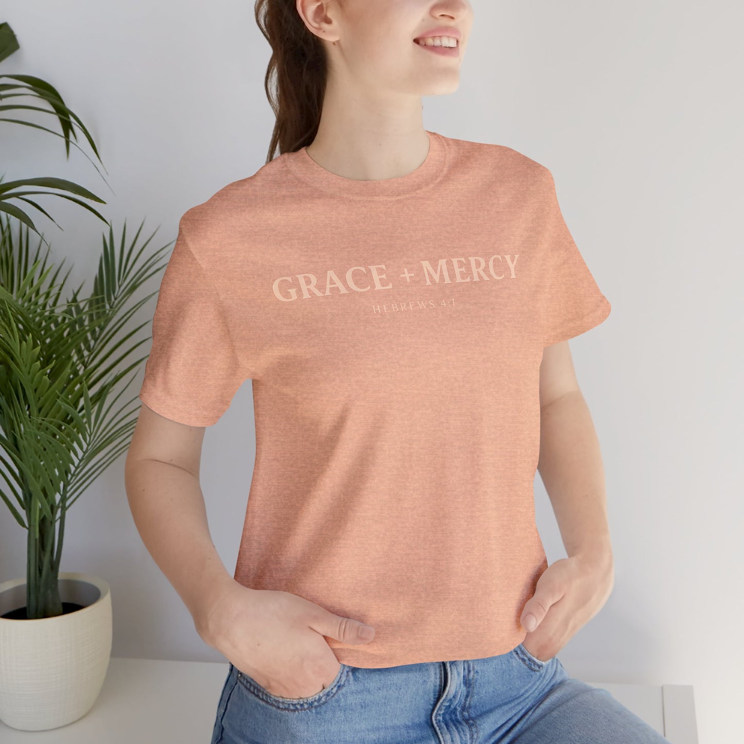 Grace + Mercy Graphic T-Shirt — Faith-Inspired Christian Tee