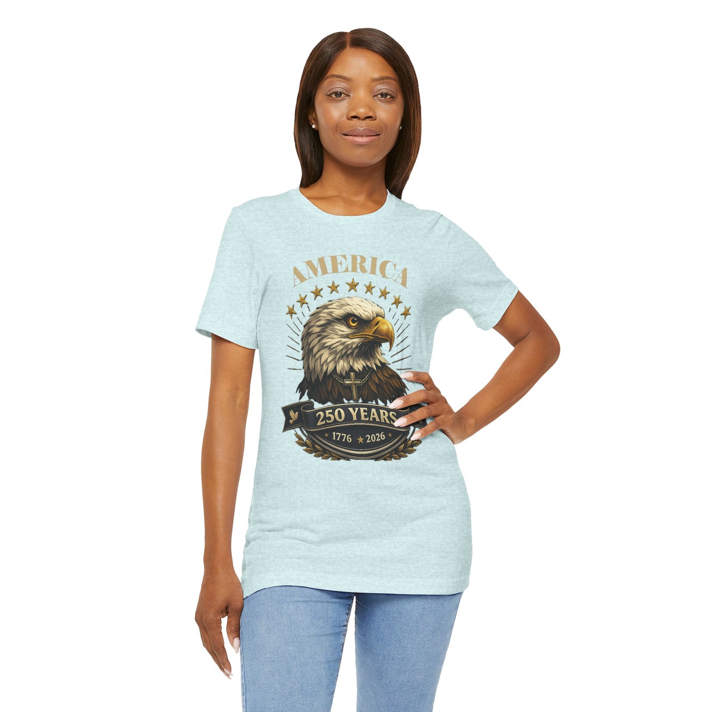 America 250th Anniversary Eagle T-Shirt — 1776–2026 Patriotic Tee