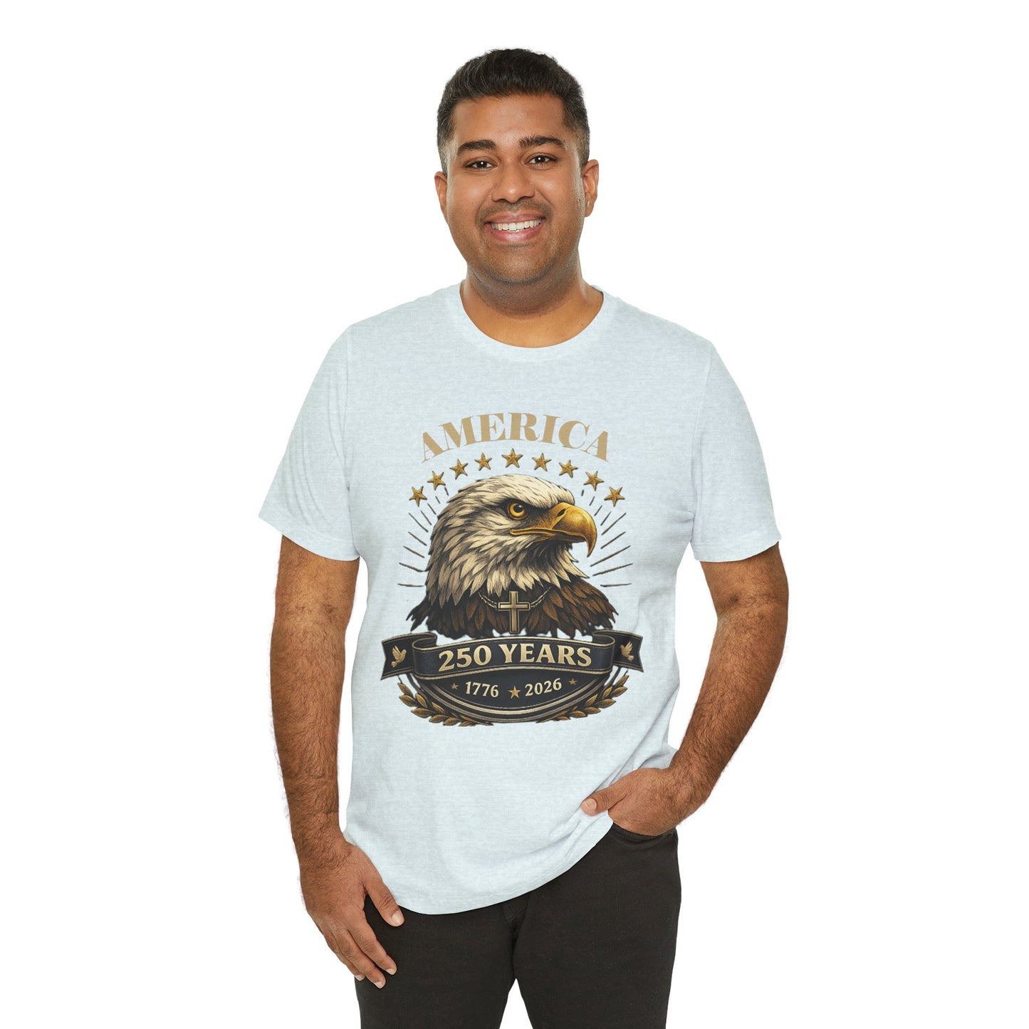 America 250th Anniversary Eagle T-Shirt — 1776–2026 Patriotic Tee