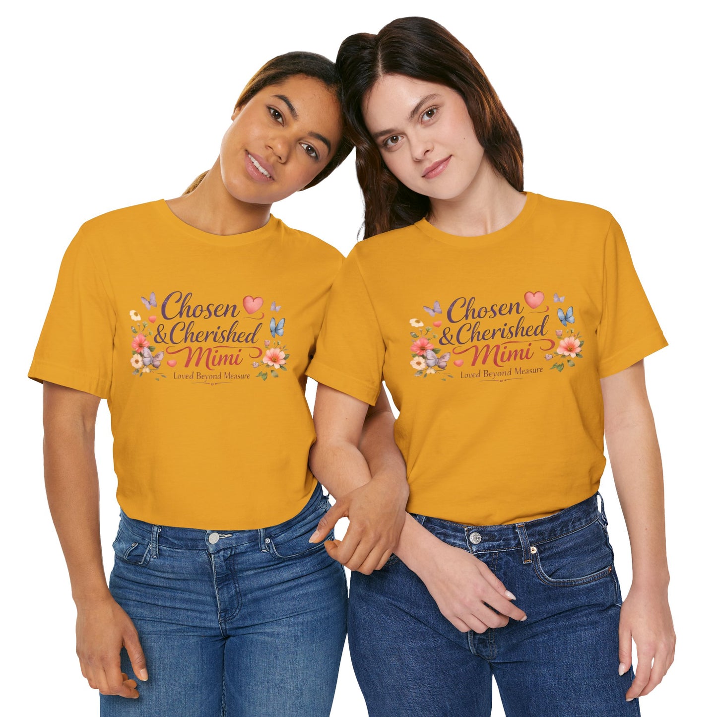 Chosen & Cherished Mimi Tee — Floral 'Loved Beyond Measure' Grandma Shirt