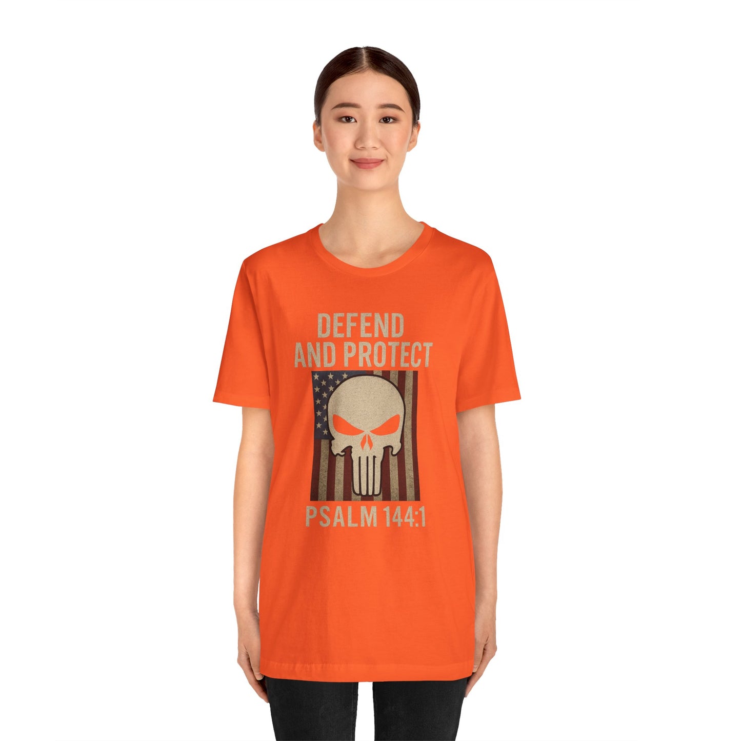 Defend and Protect Bible Verse Psalm 144:1 T-Shirt