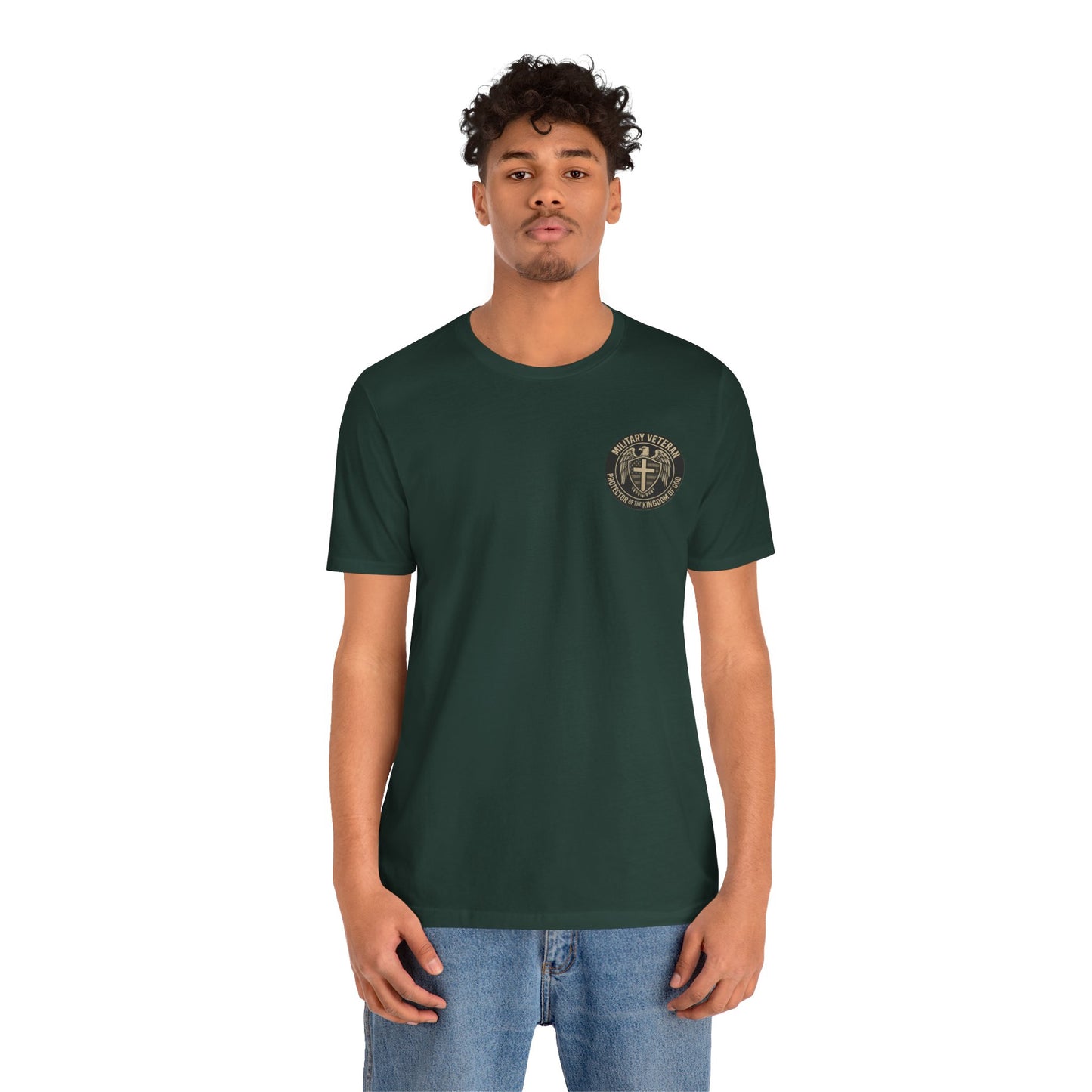 Veteran Protector Tee — "Military Veteran Protector of the Kingdom of God"