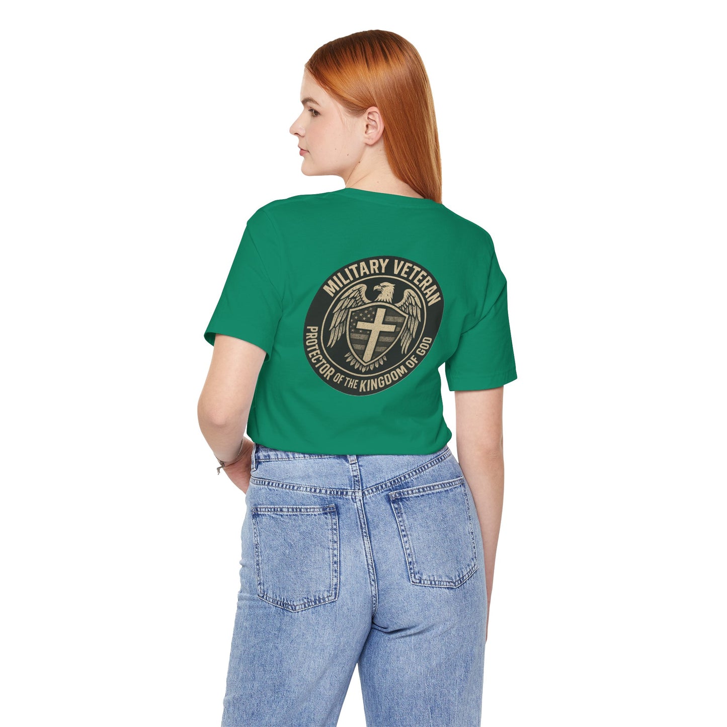 Veteran Protector Tee — "Military Veteran Protector of the Kingdom of God"