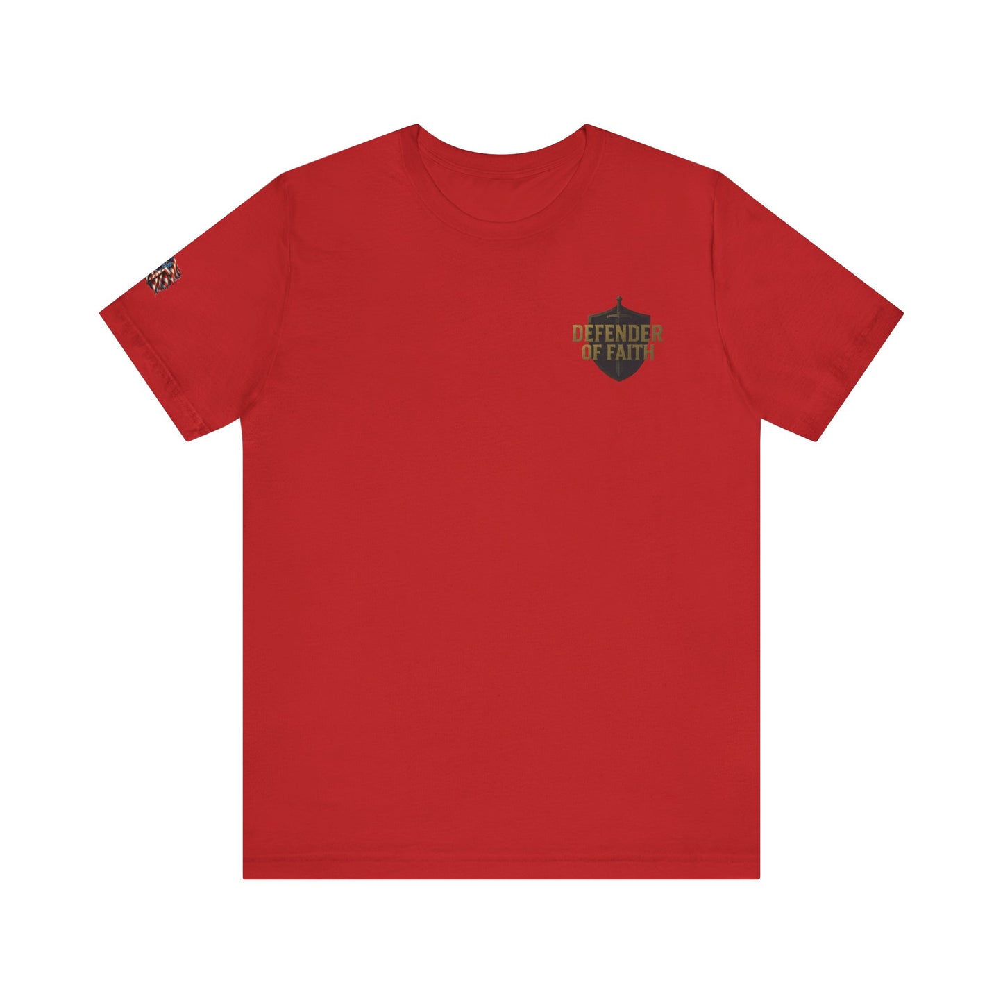 Psalm 144:1 'Defender of Faith' T-Shirt — Christian Scripture Tee