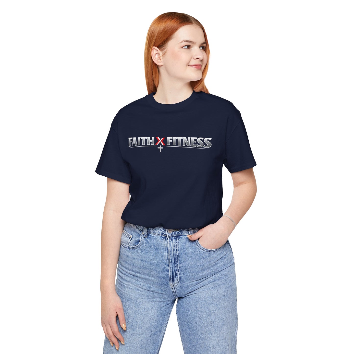 Faith x Fitness T-Shirt — Inspirational Workout Tee