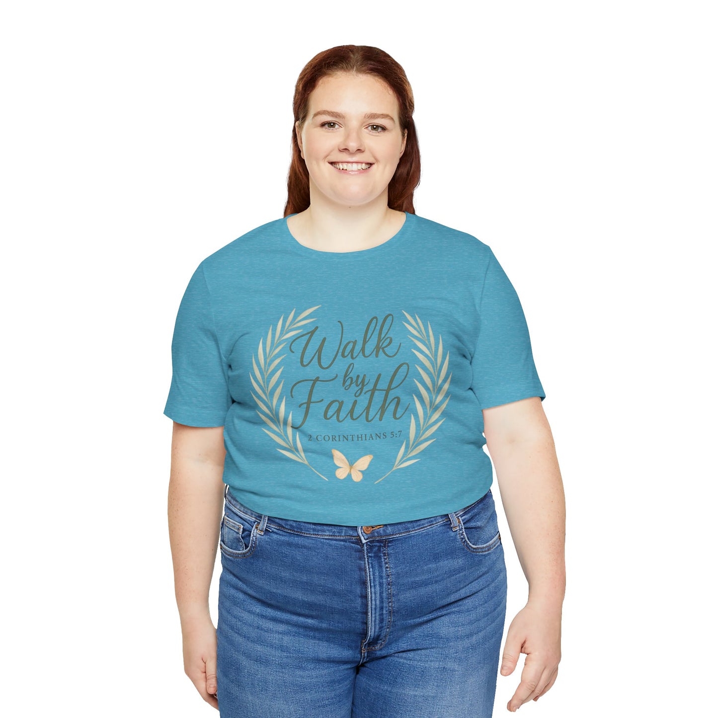 Walk by Faith T-Shirt — Inspirational Christian Tee (2 Corinthians)