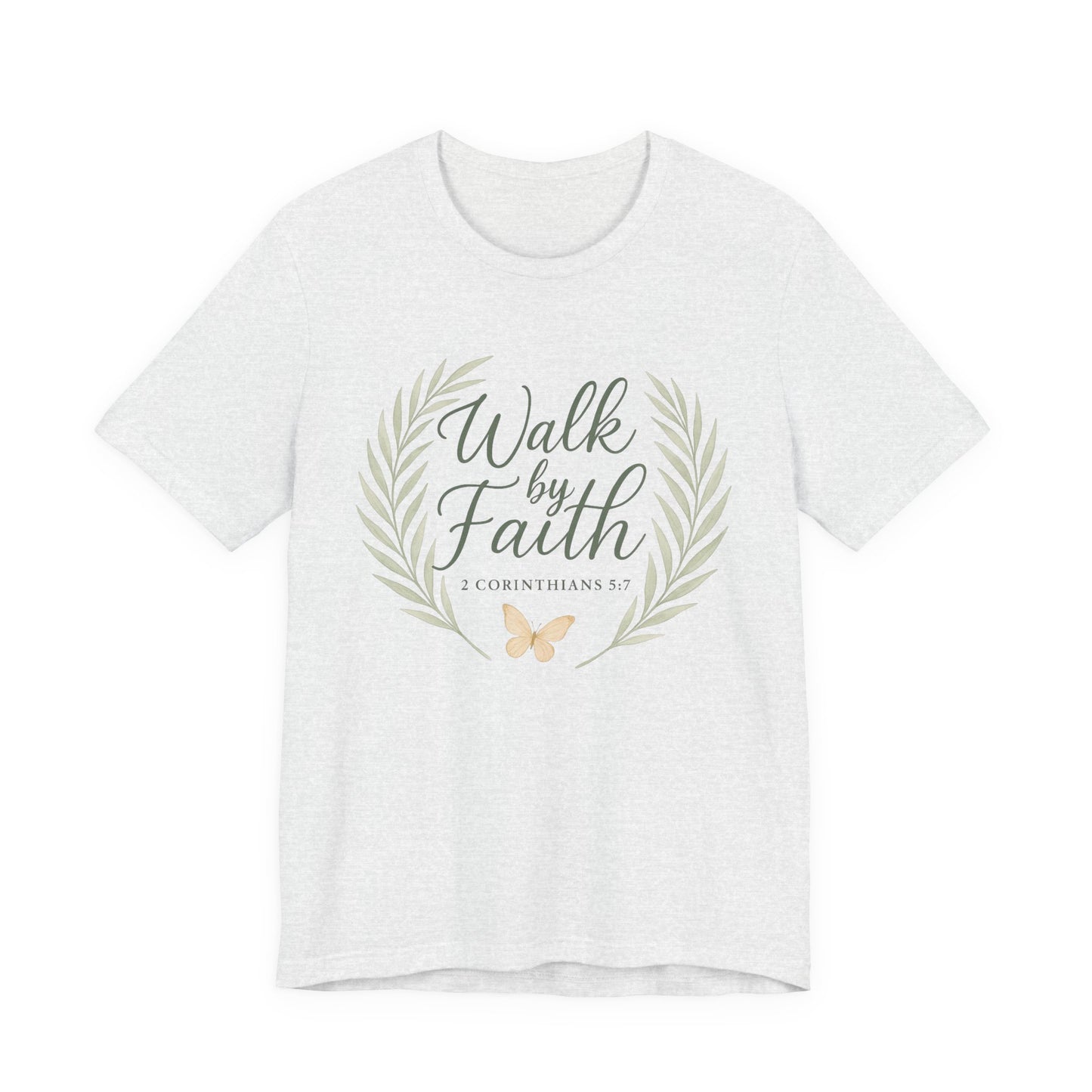 Walk by Faith T-Shirt — Inspirational Christian Tee (2 Corinthians)