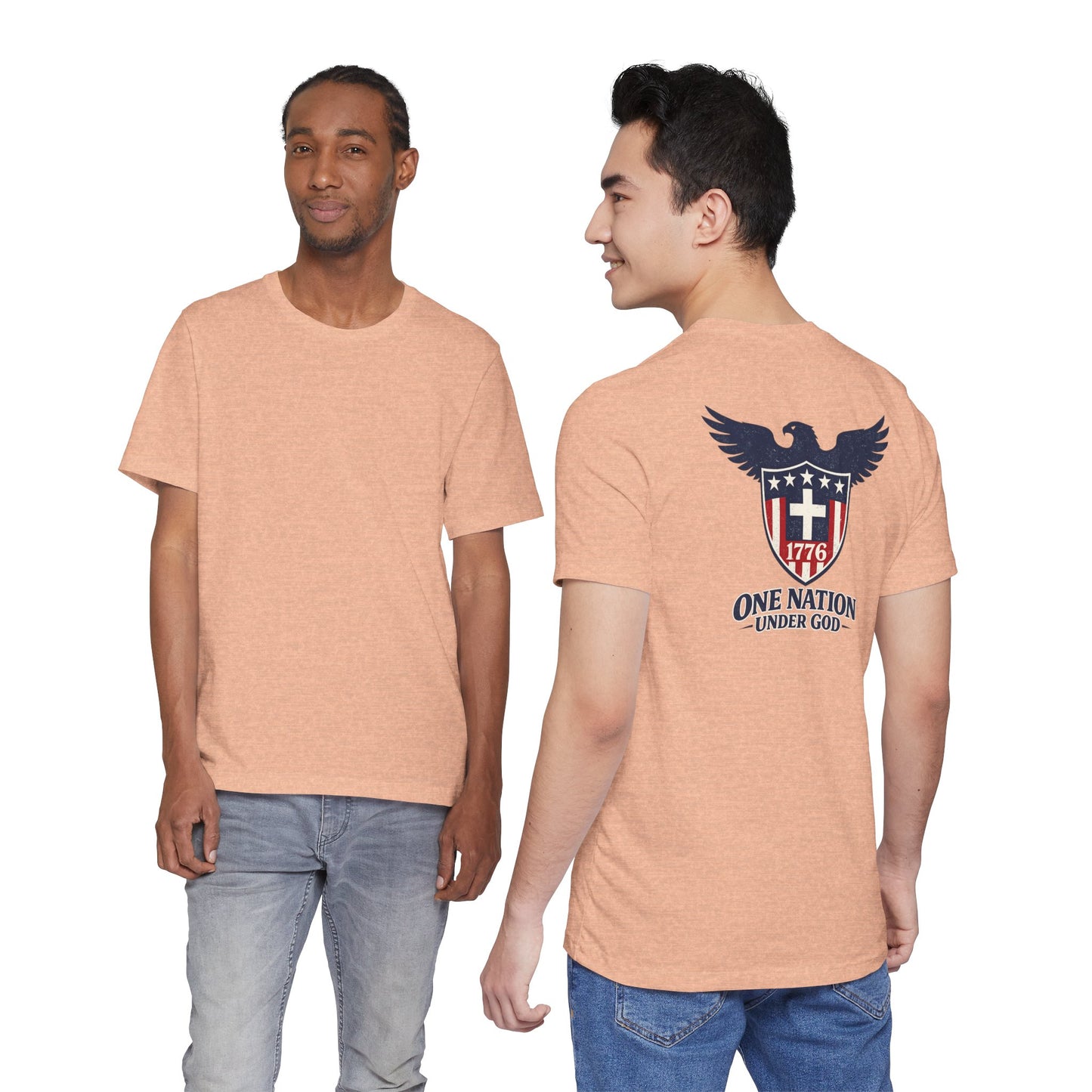 Patriotic Eagle 1776 T-Shirt — One Nation Under God Tee