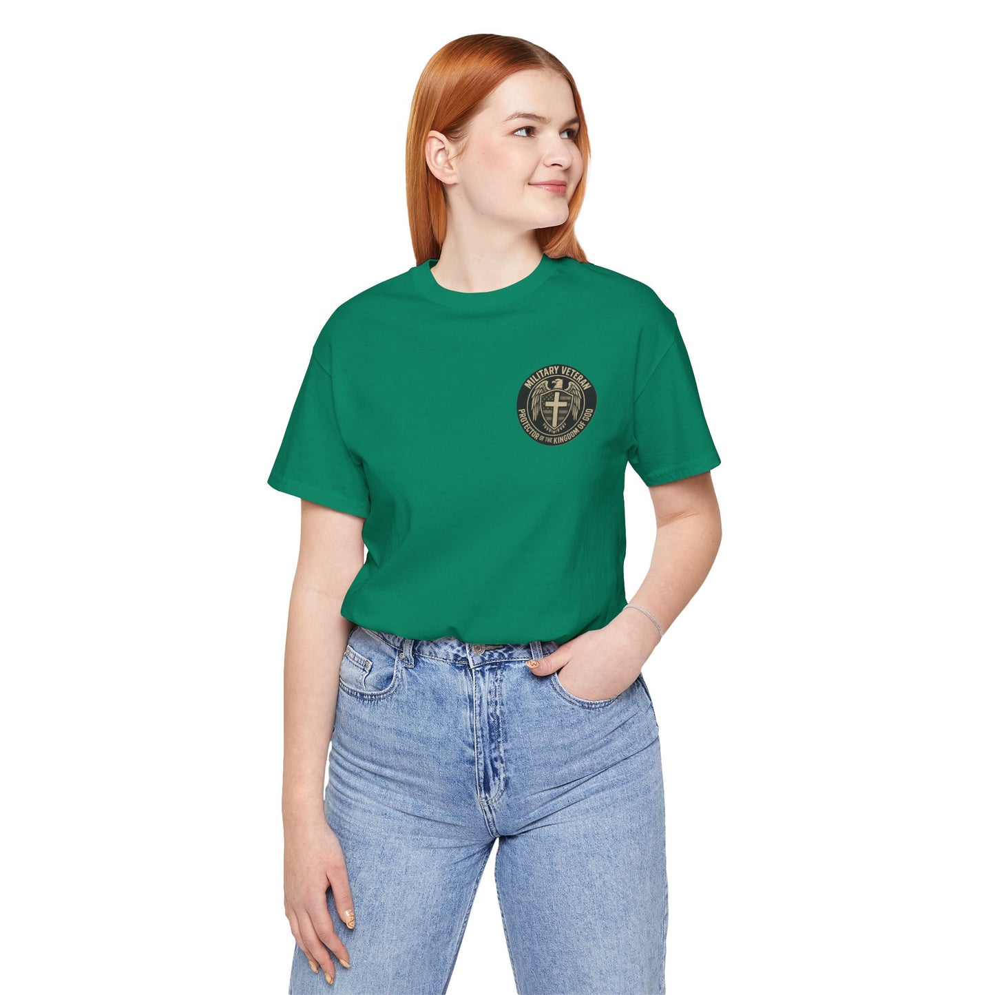 Veteran Protector Tee — "Military Veteran Protector of the Kingdom of God"