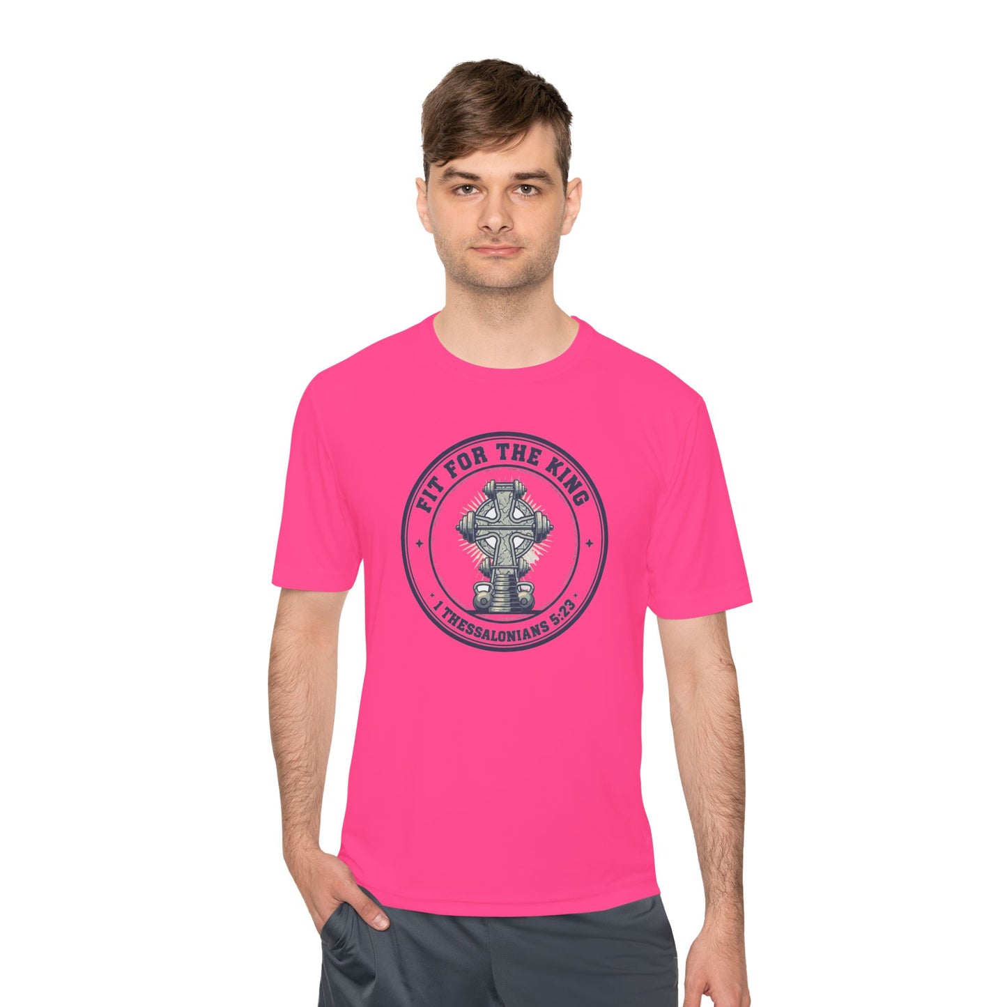 Philippians 4:13 'Strength in Christ' Workout Tee — I Can Do All Things