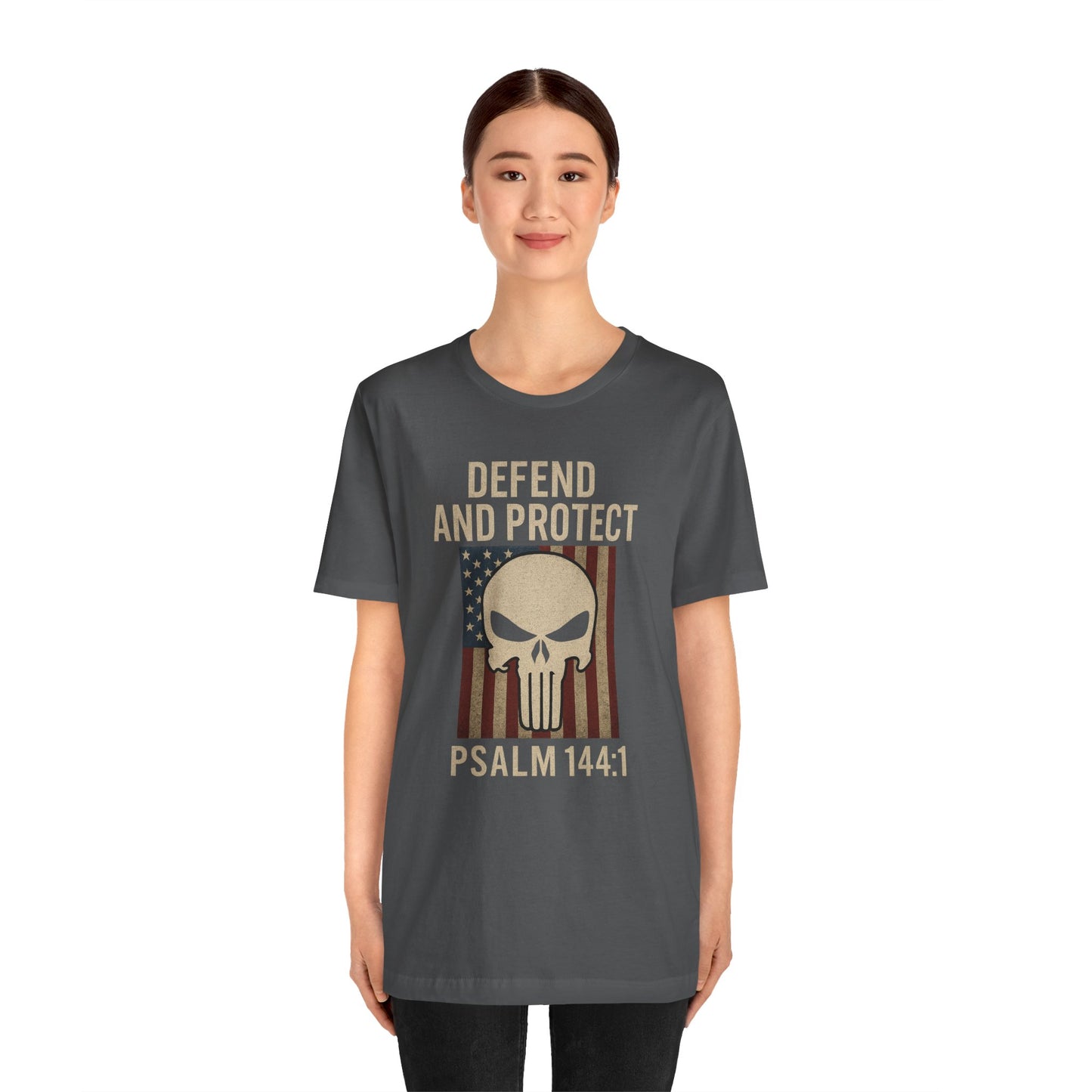 Defend and Protect Bible Verse Psalm 144:1 T-Shirt