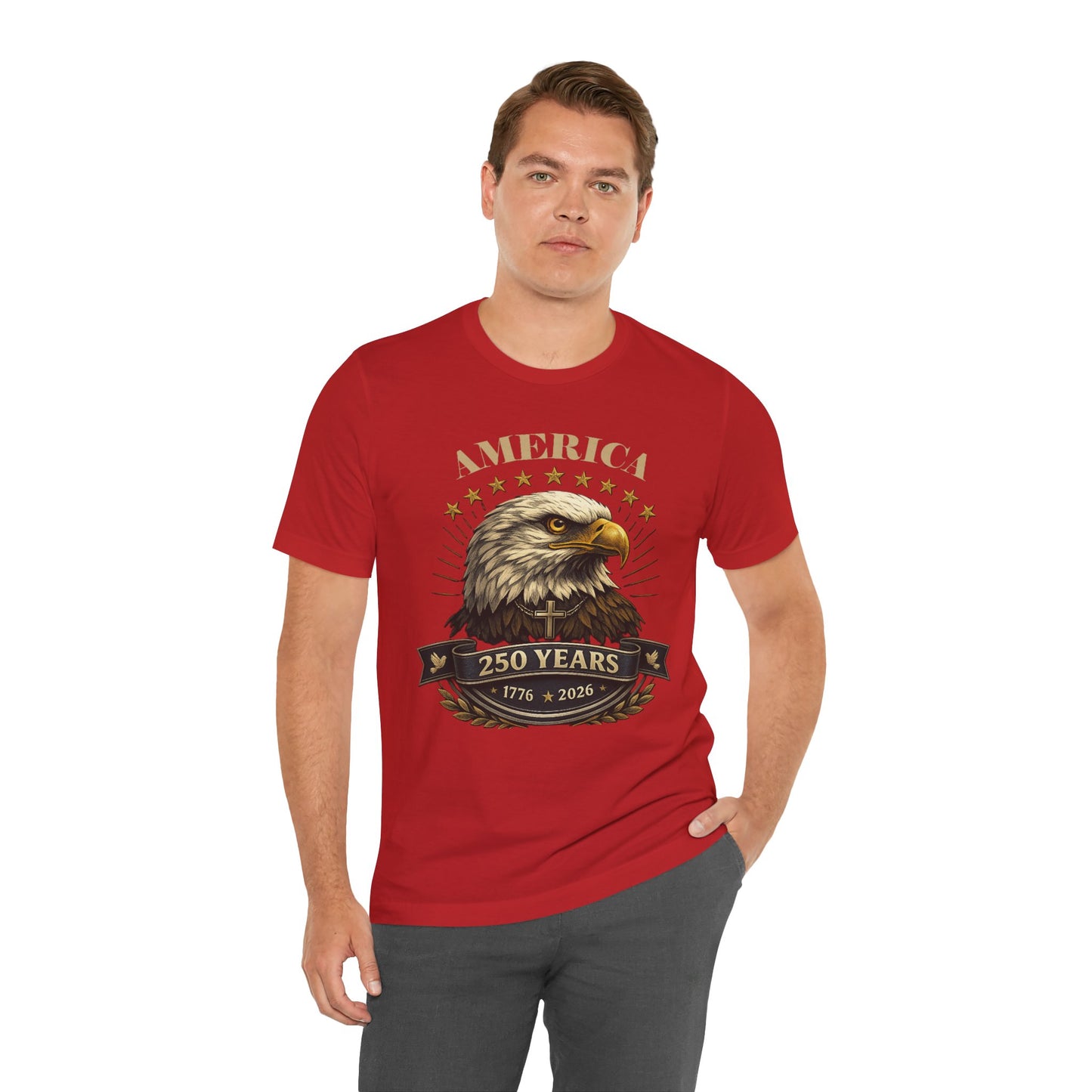 America 250th Anniversary Eagle T-Shirt — 1776–2026 Patriotic Tee