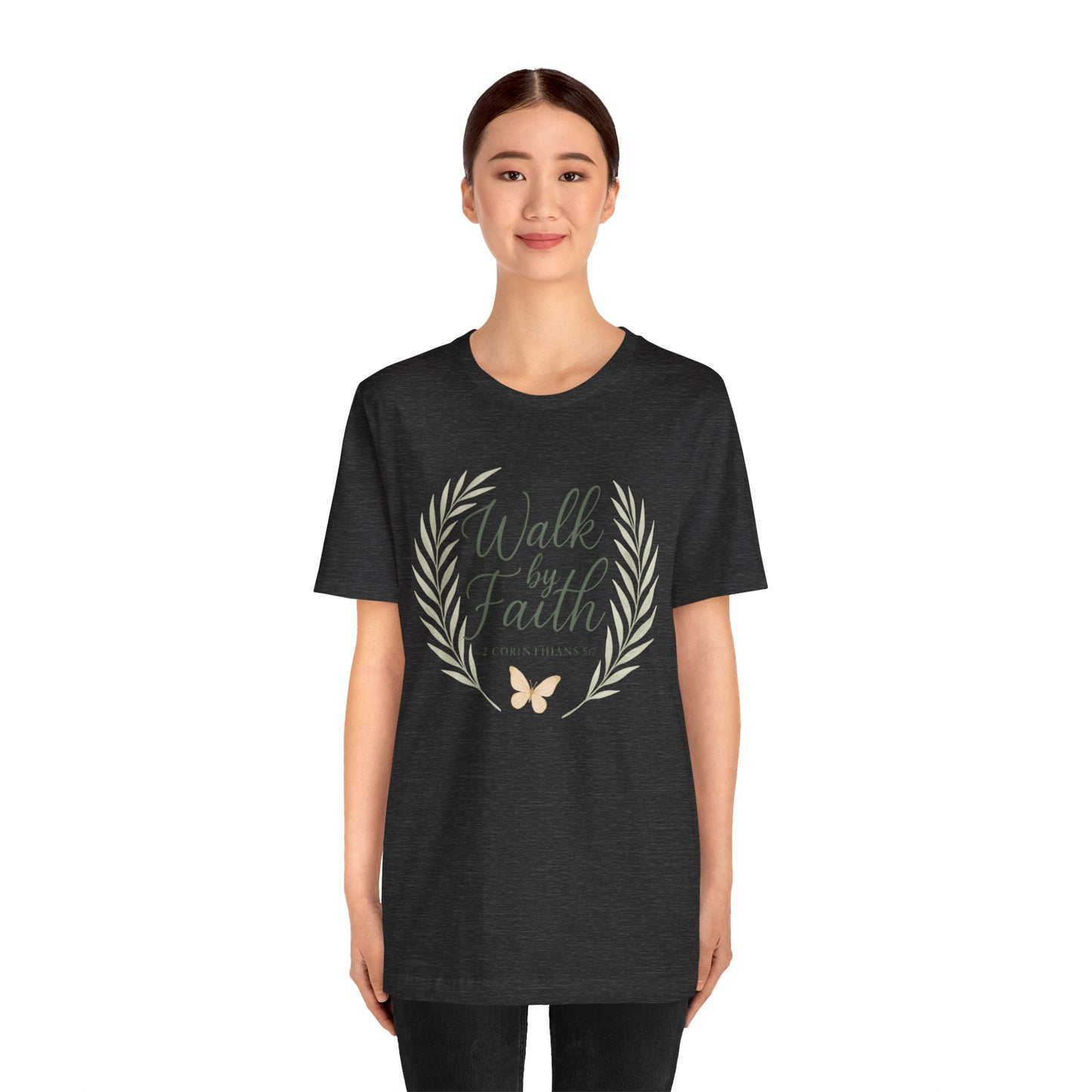Walk by Faith T-Shirt — Inspirational Christian Tee (2 Corinthians)