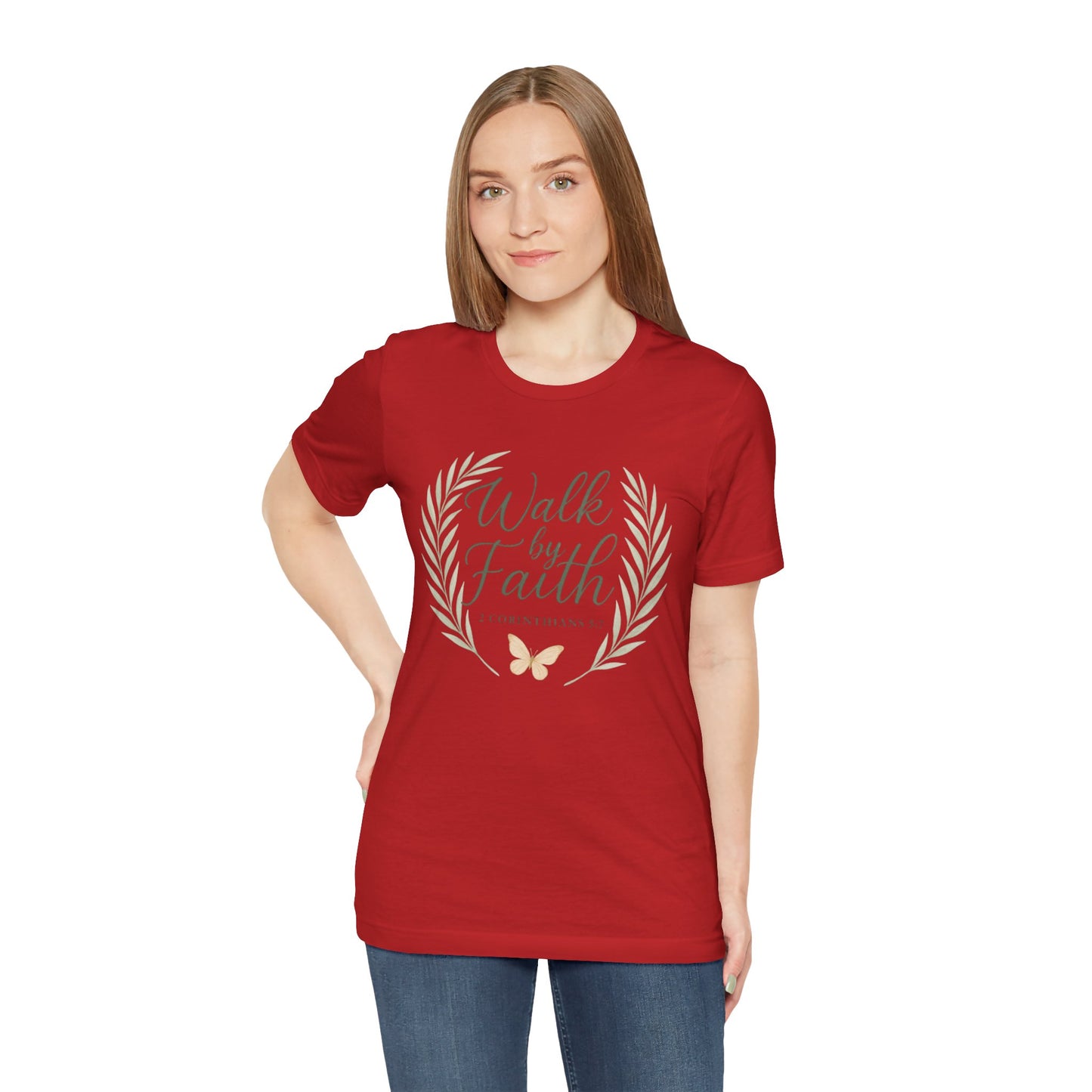 Walk by Faith T-Shirt — Inspirational Christian Tee (2 Corinthians)