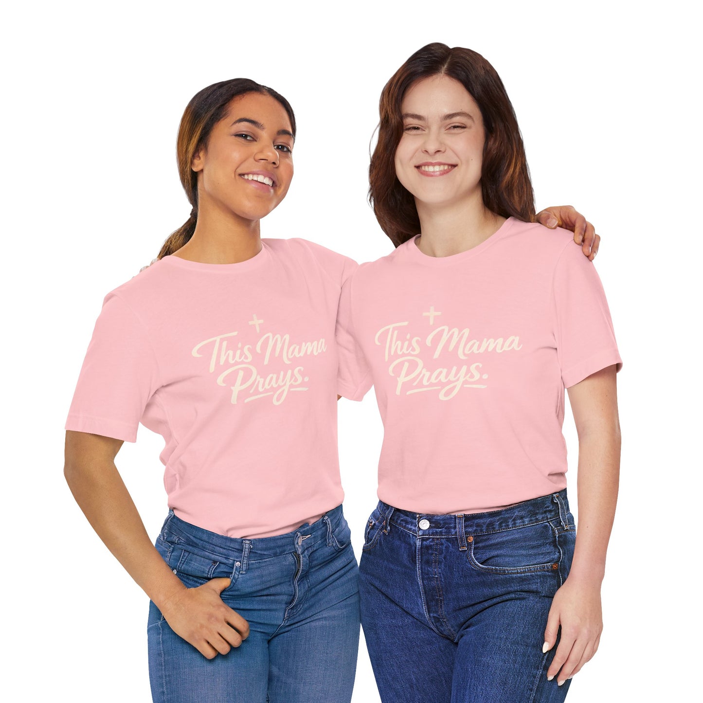 T-Shirt — “This Mama Prays” Faith Graphic Tee