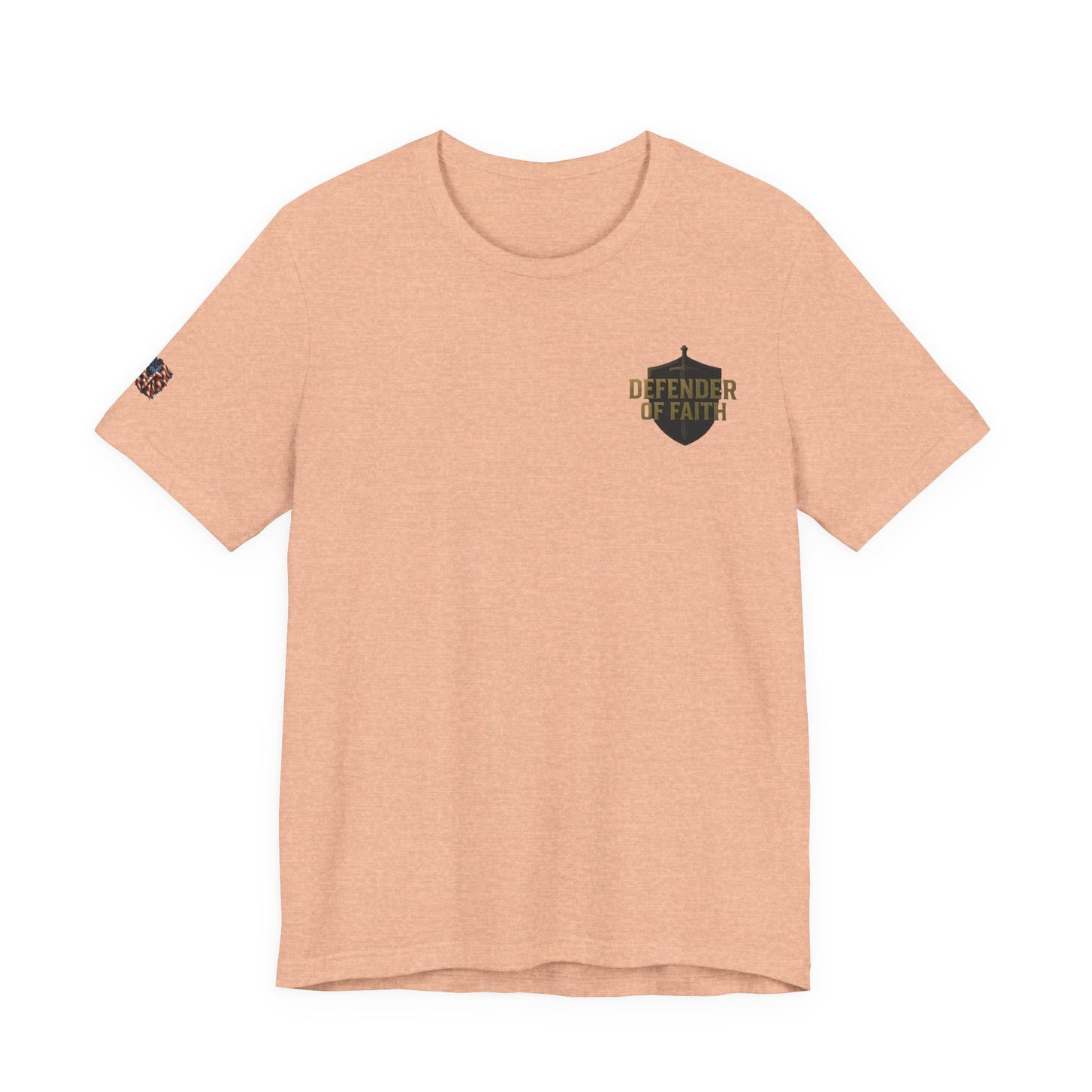 Psalm 144:1 'Defender of Faith' T-Shirt — Christian Scripture Tee
