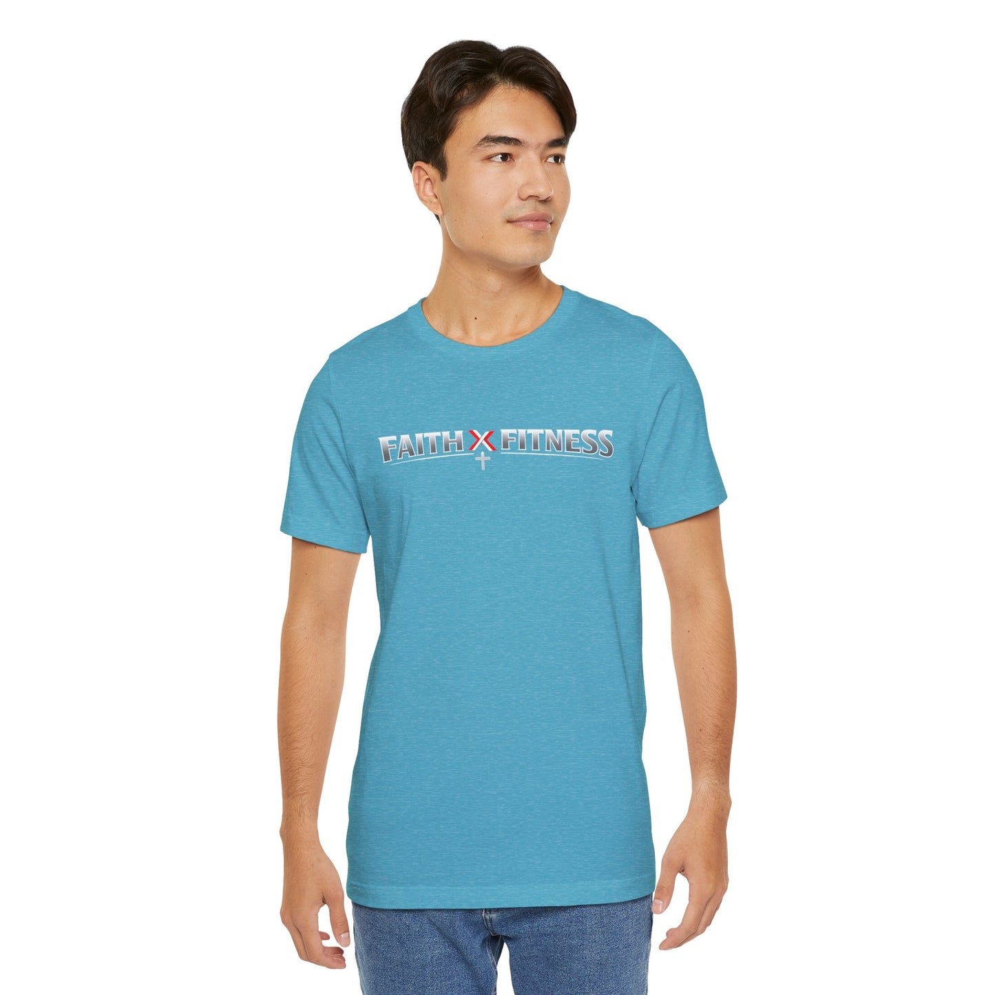 Faith x Fitness T-Shirt — Inspirational Workout Tee