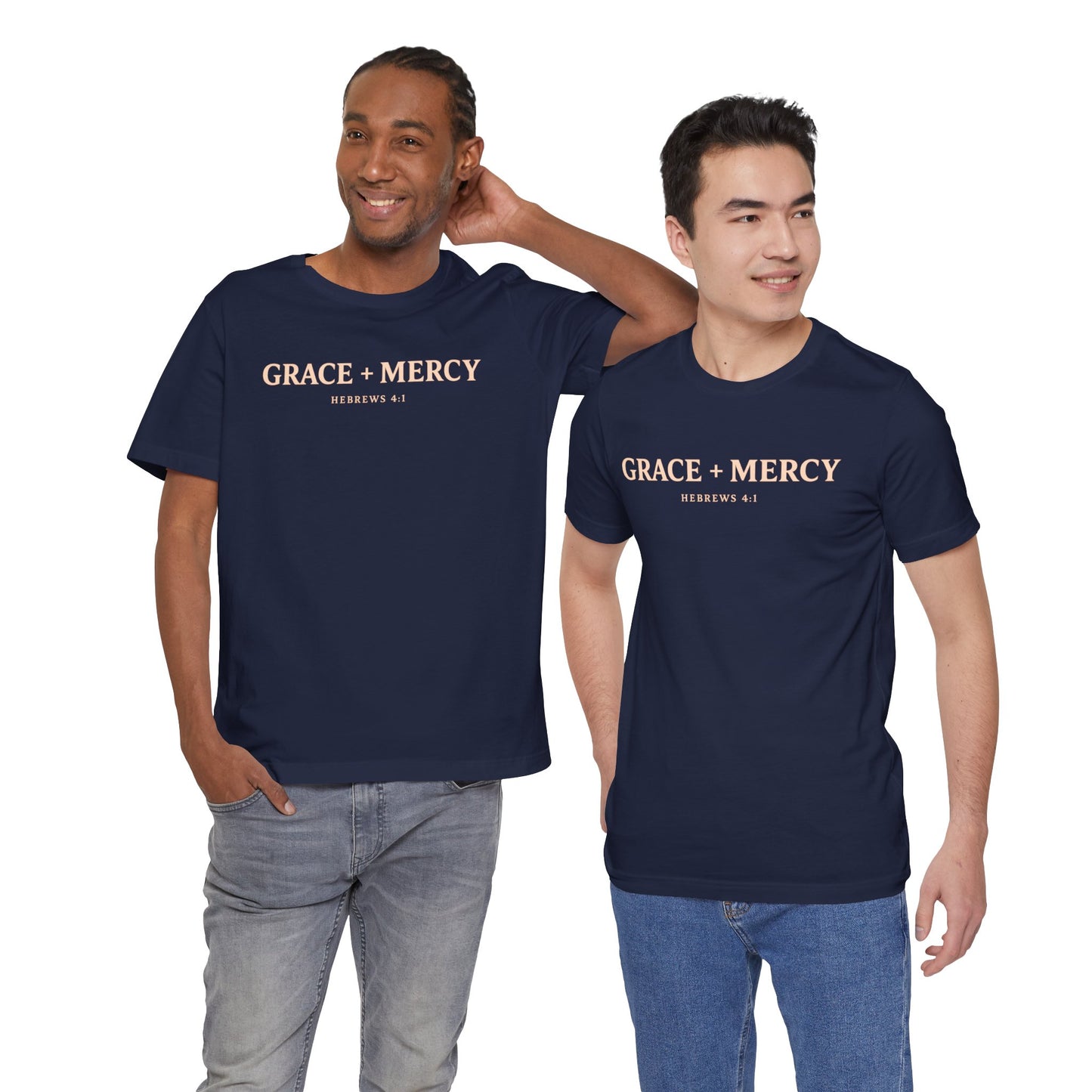 Grace + Mercy Graphic T-Shirt — Faith-Inspired Christian Tee