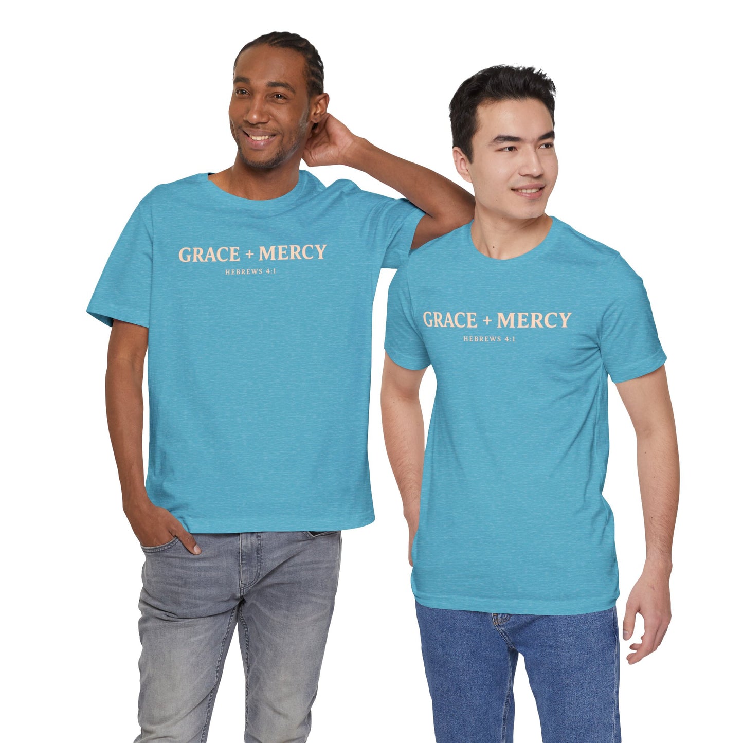 Grace + Mercy Graphic T-Shirt — Faith-Inspired Christian Tee