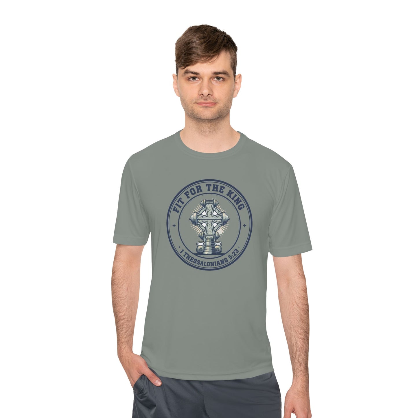 Philippians 4:13 'Strength in Christ' Workout Tee — I Can Do All Things