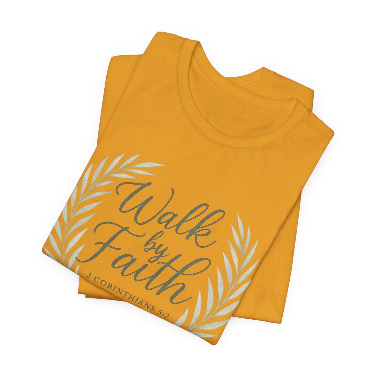 Walk by Faith T-Shirt — Inspirational Christian Tee (2 Corinthians)