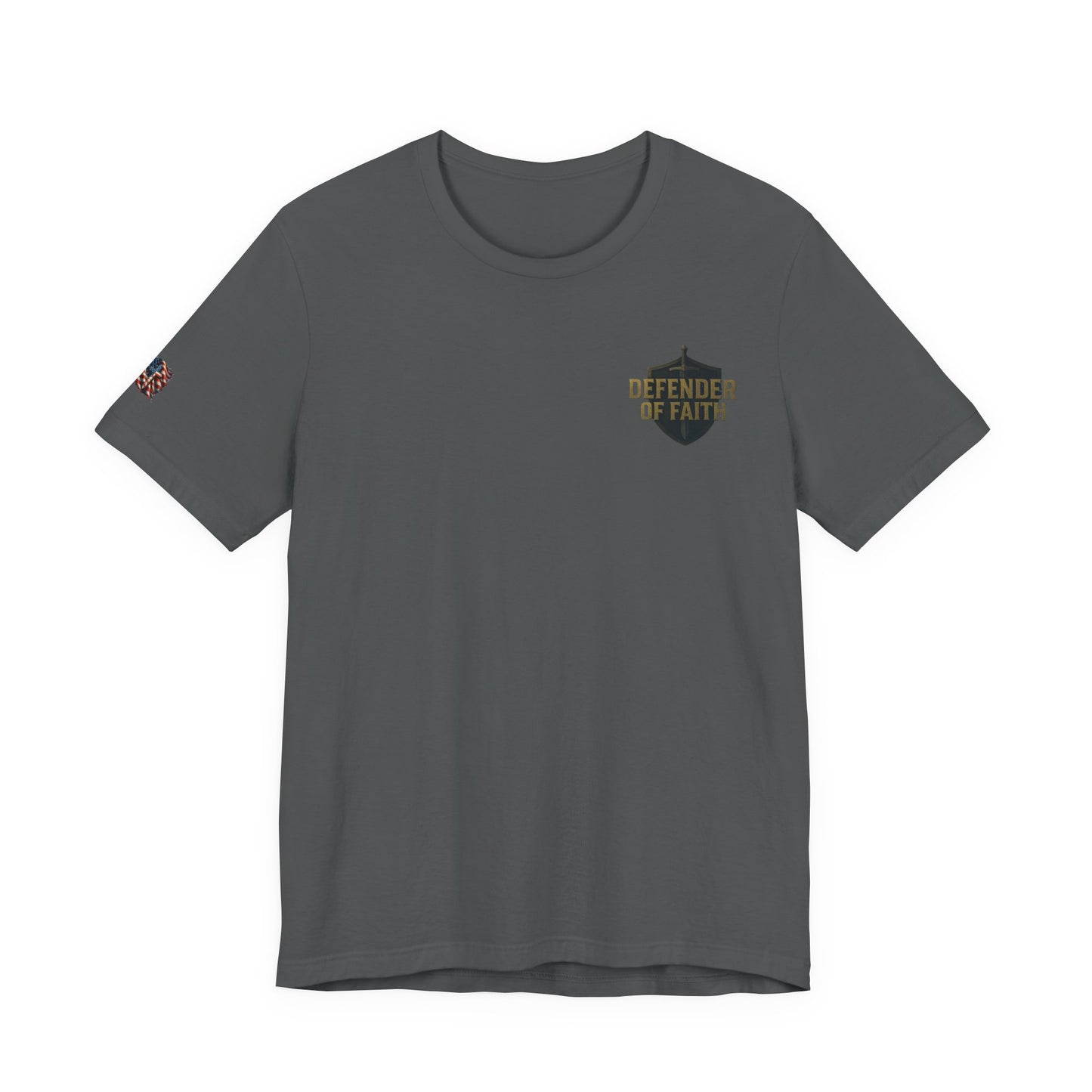 Psalm 144:1 'Defender of Faith' T-Shirt — Christian Scripture Tee