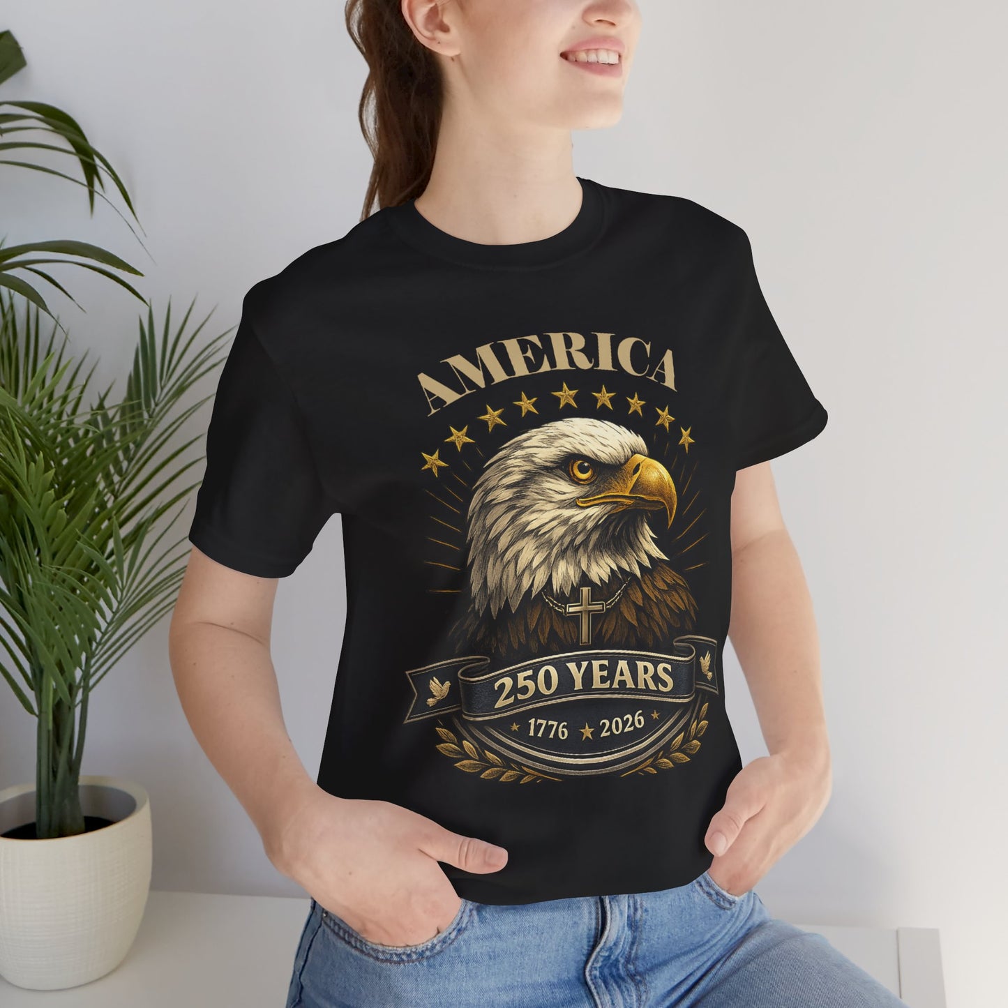 America 250th Anniversary Eagle T-Shirt — 1776–2026 Patriotic Tee