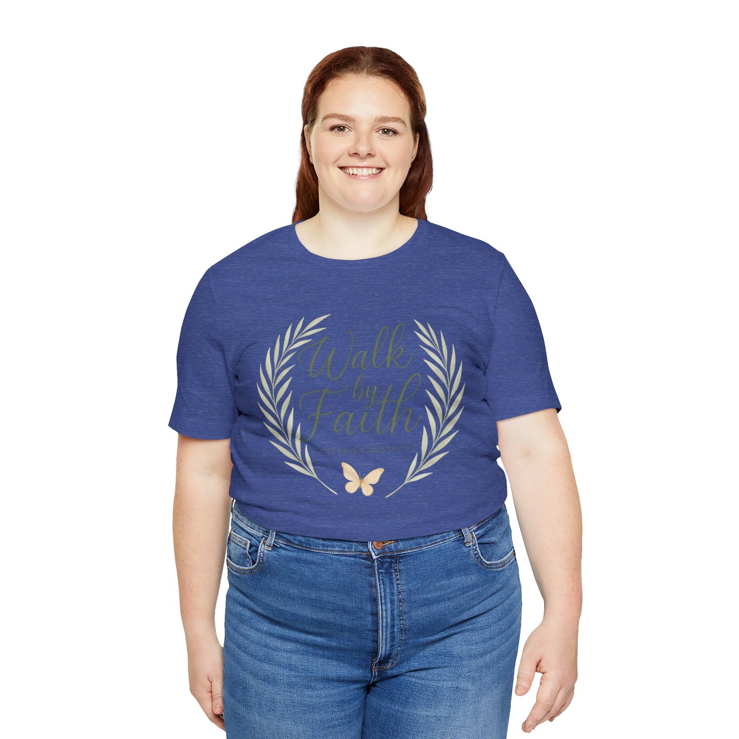 Walk by Faith T-Shirt — Inspirational Christian Tee (2 Corinthians)