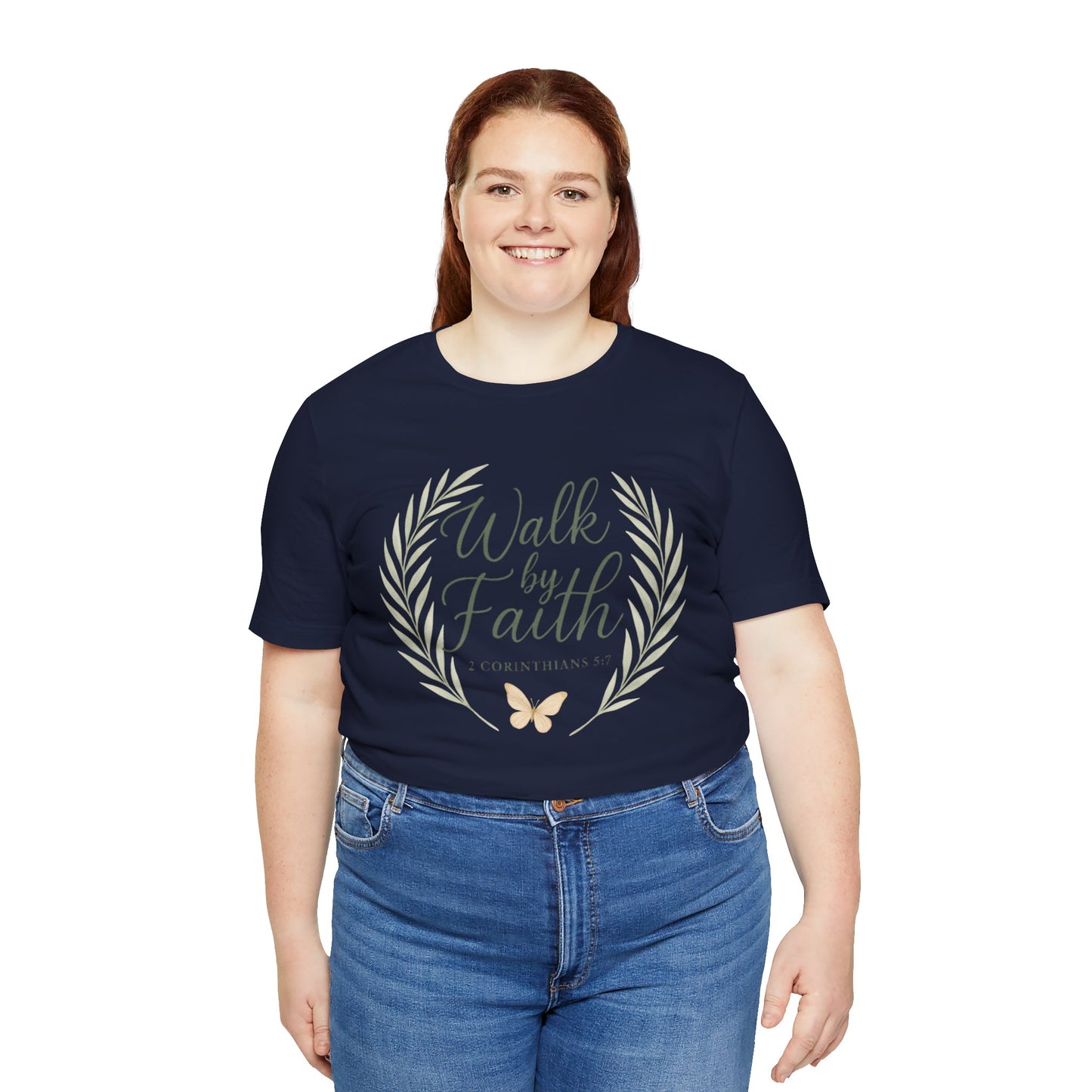 Walk by Faith T-Shirt — Inspirational Christian Tee (2 Corinthians)