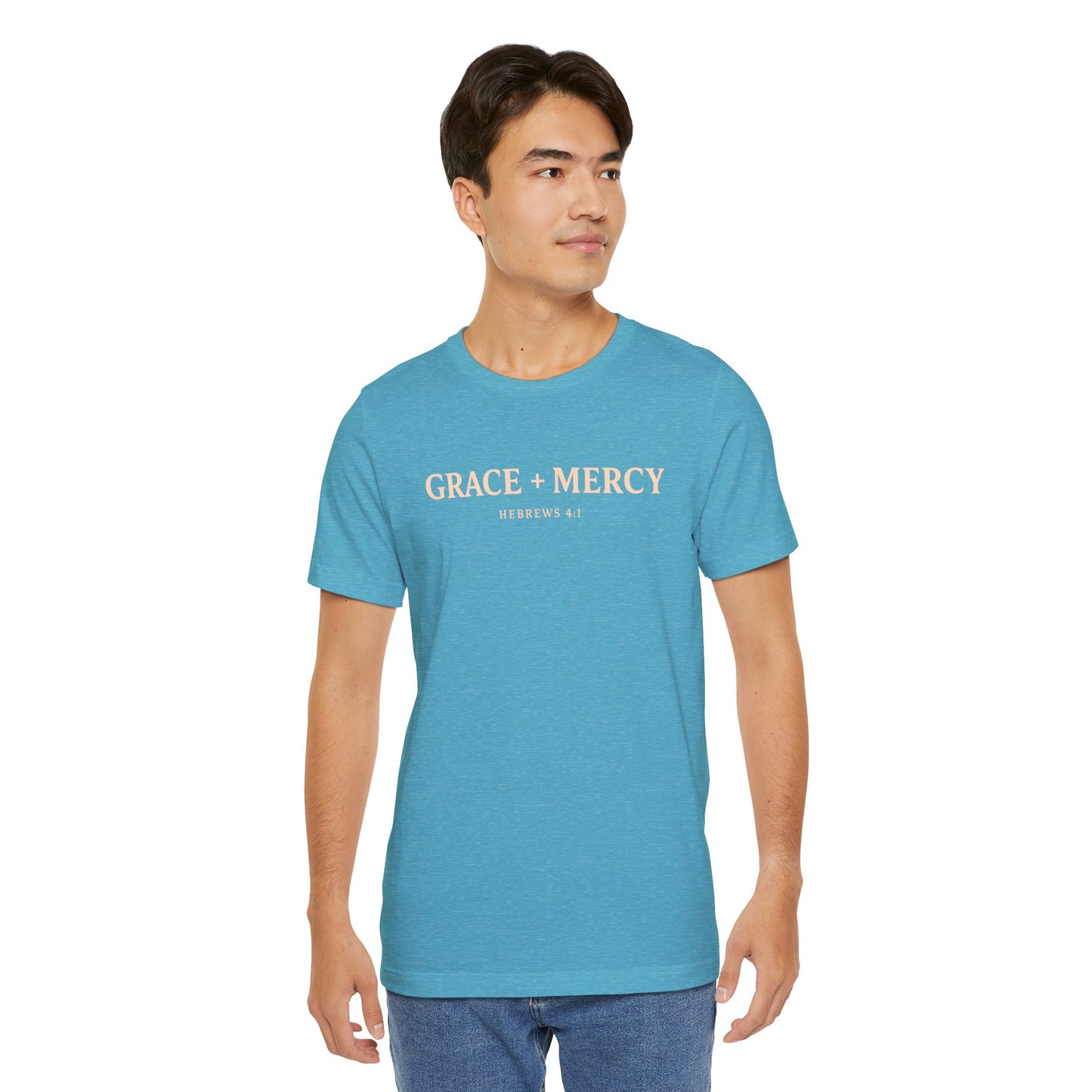 Grace + Mercy Graphic T-Shirt — Faith-Inspired Christian Tee